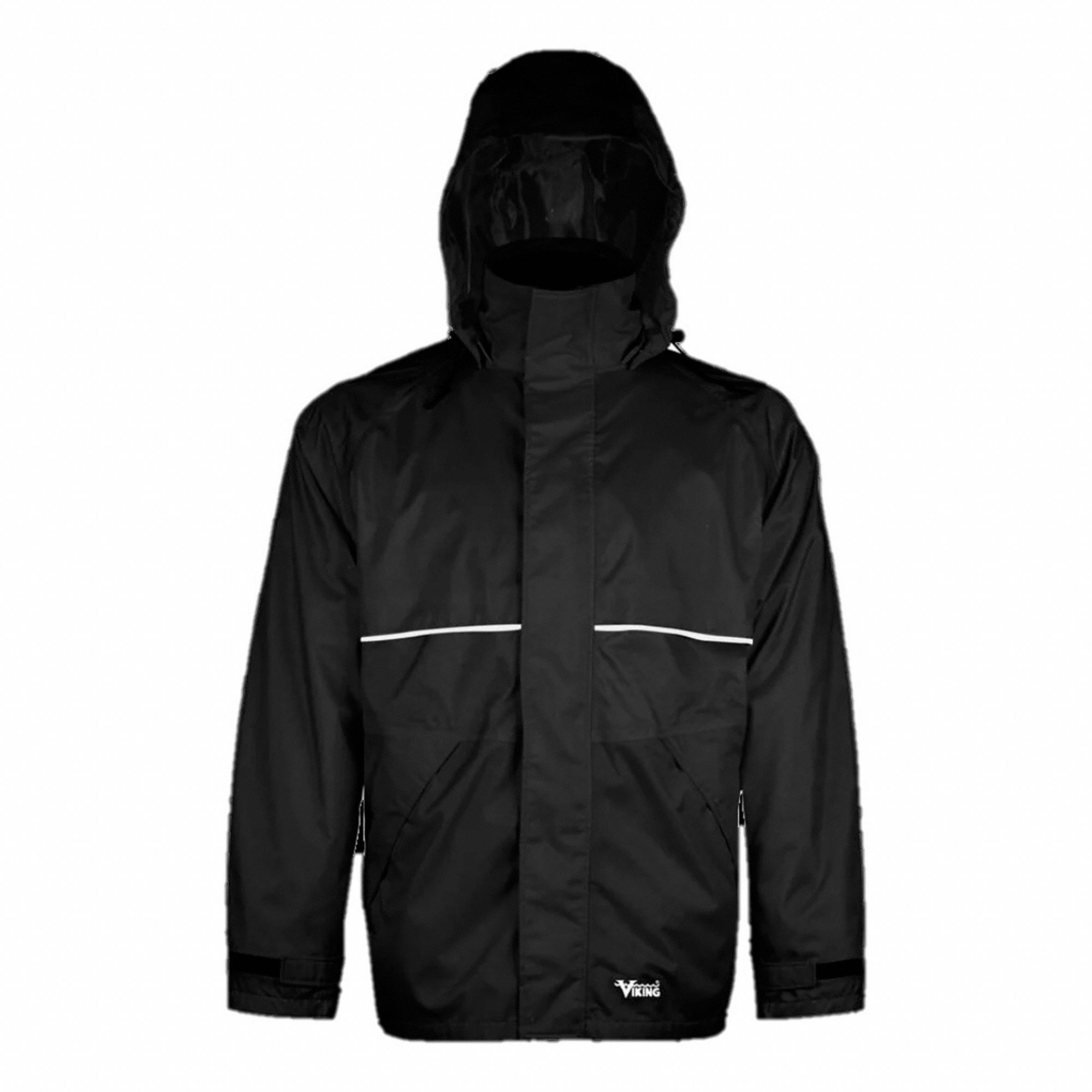 RAIN JACKET,BLACK,SZ 4XL