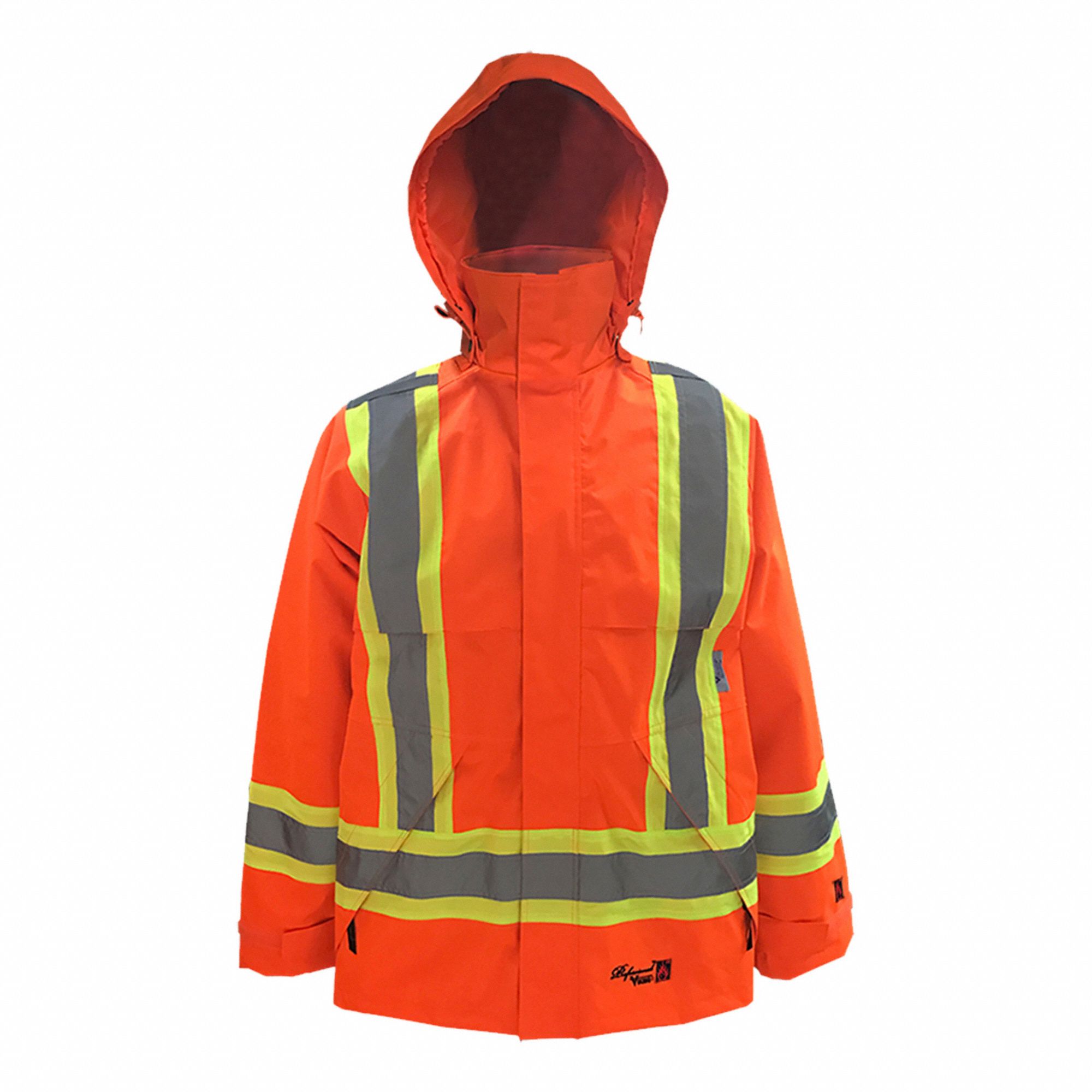 FLAME RESISTANT JACKET,SZ L,ORANGE