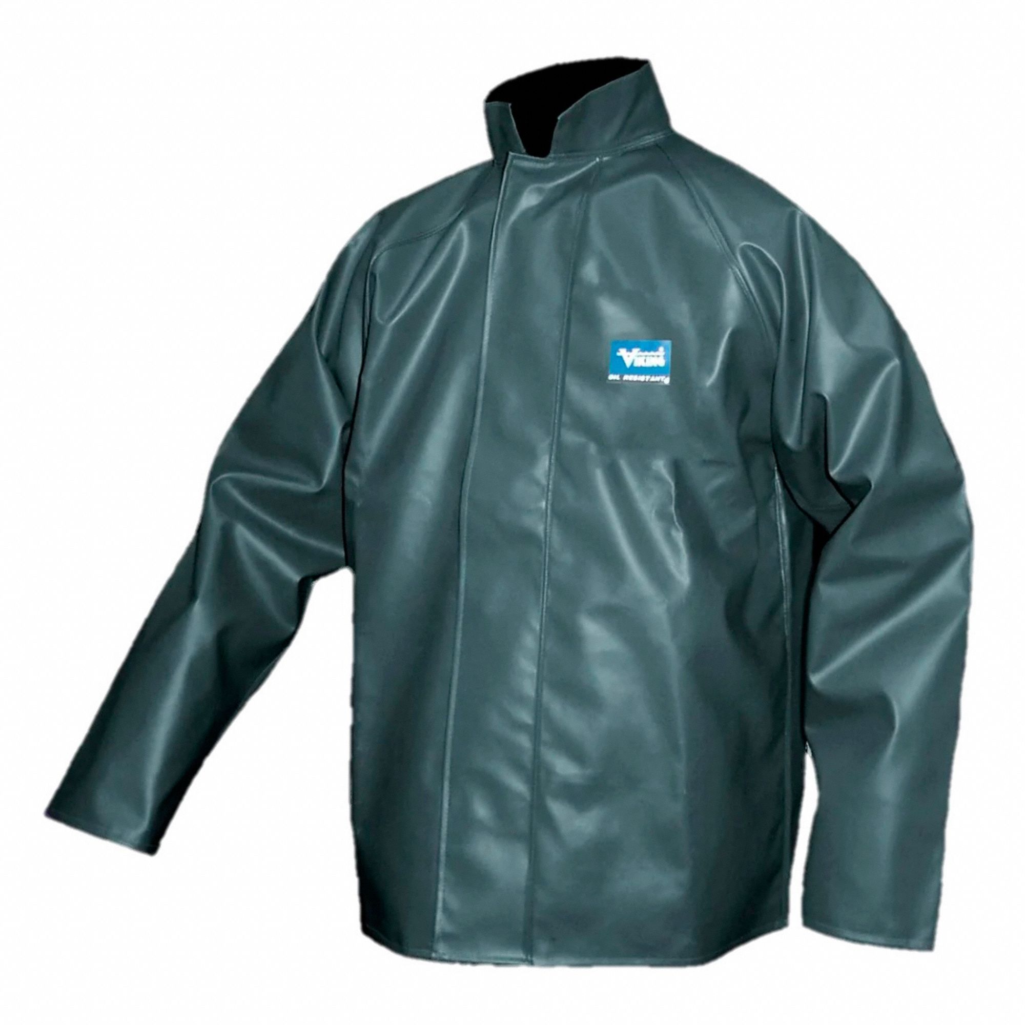 RAIN JACKET,GREEN,SZ XS