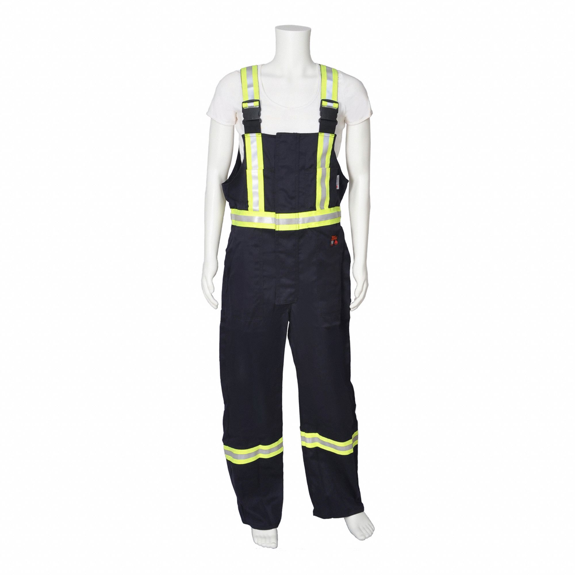 OVERALLS, HRC 3, 9 OZ, DARK NAVY, 34 1/2-87 IN INSEAM/54-56 IN WAIST, COTTON/NYLON