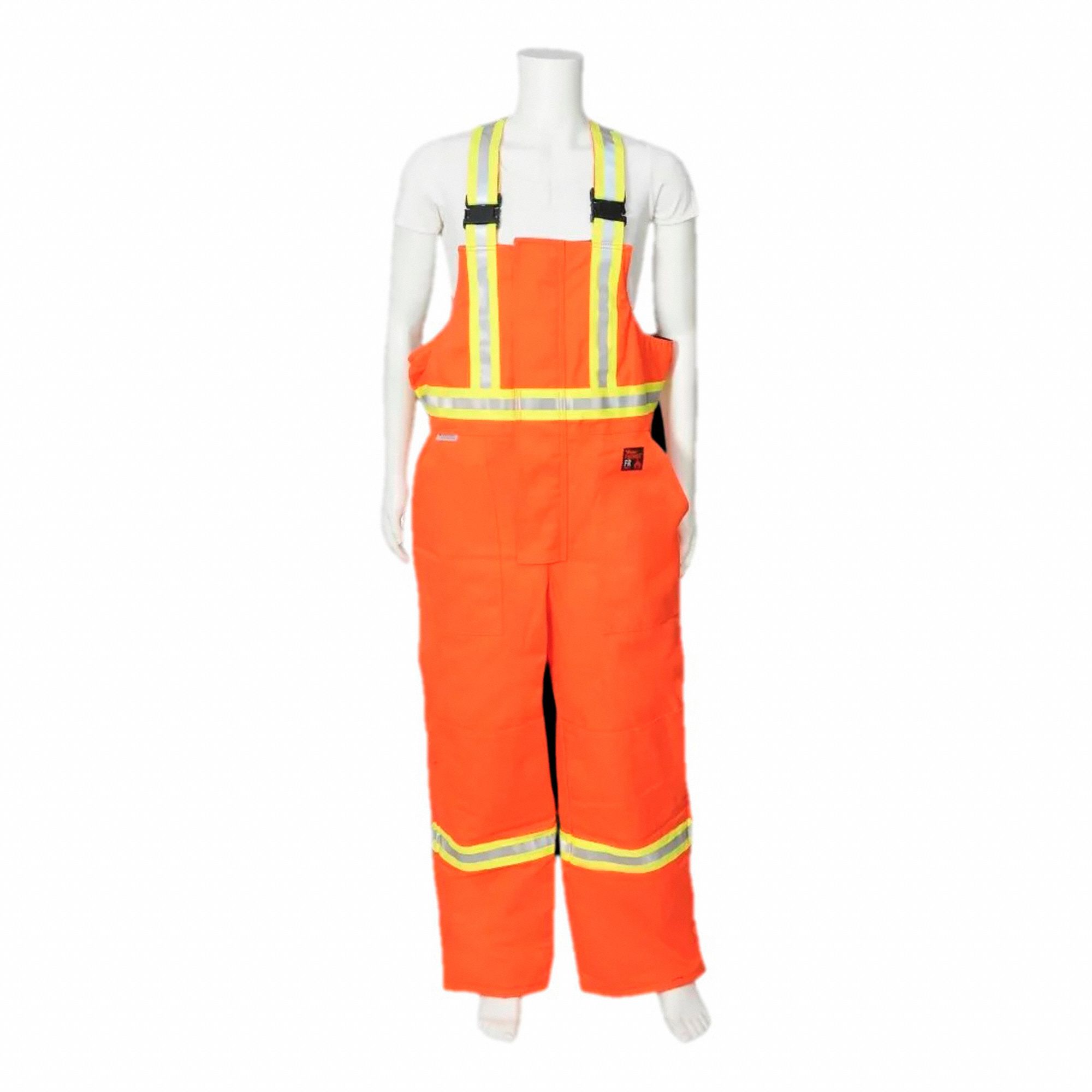 FLAME-RESISTANT BIB OVERALLS,SZ 4XL