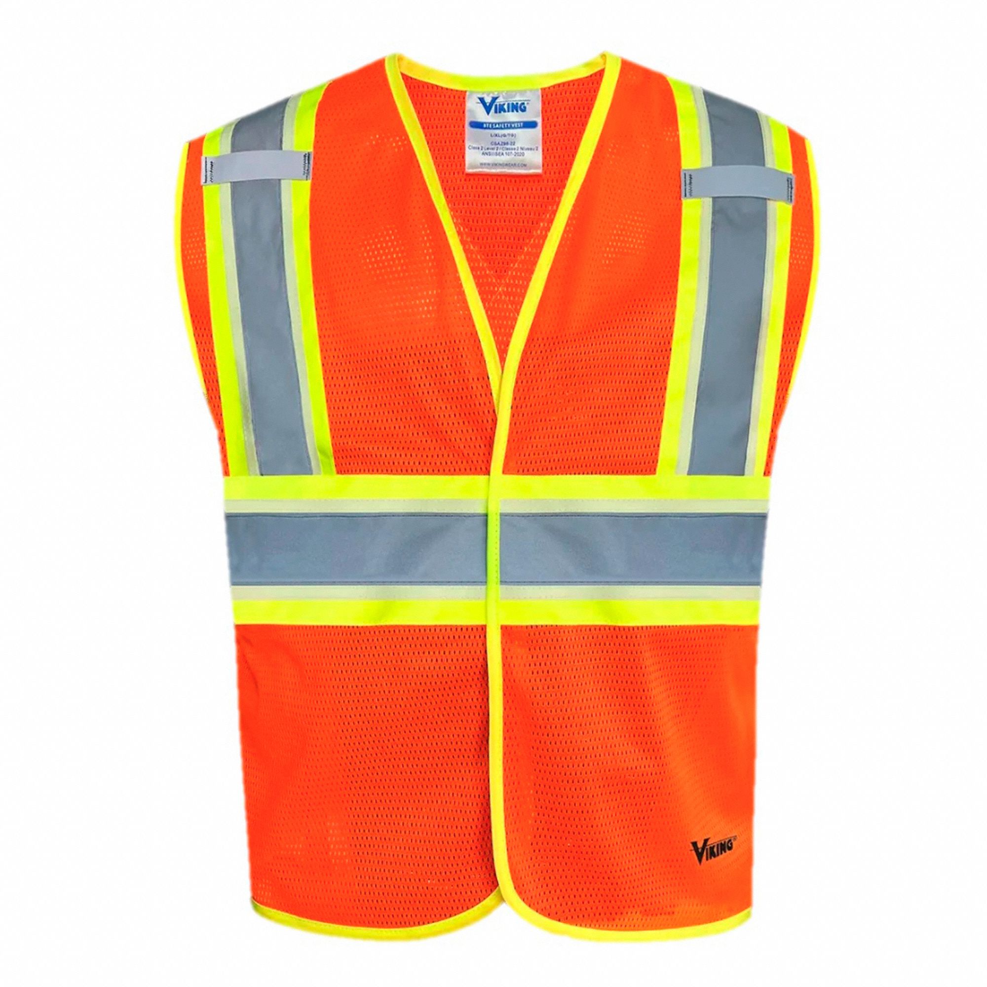 VESTE HTE VISIBIL, ORANGE, TAILLE G/TG