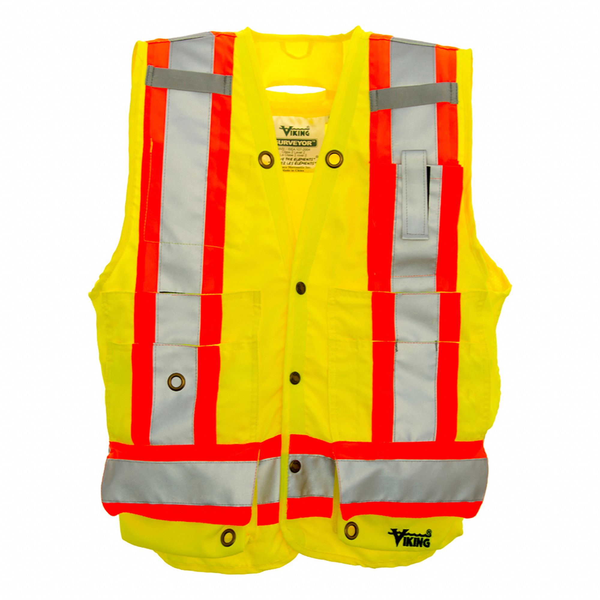 SAFETY VEST,GREEN,5XL SIZE,POLYESTER