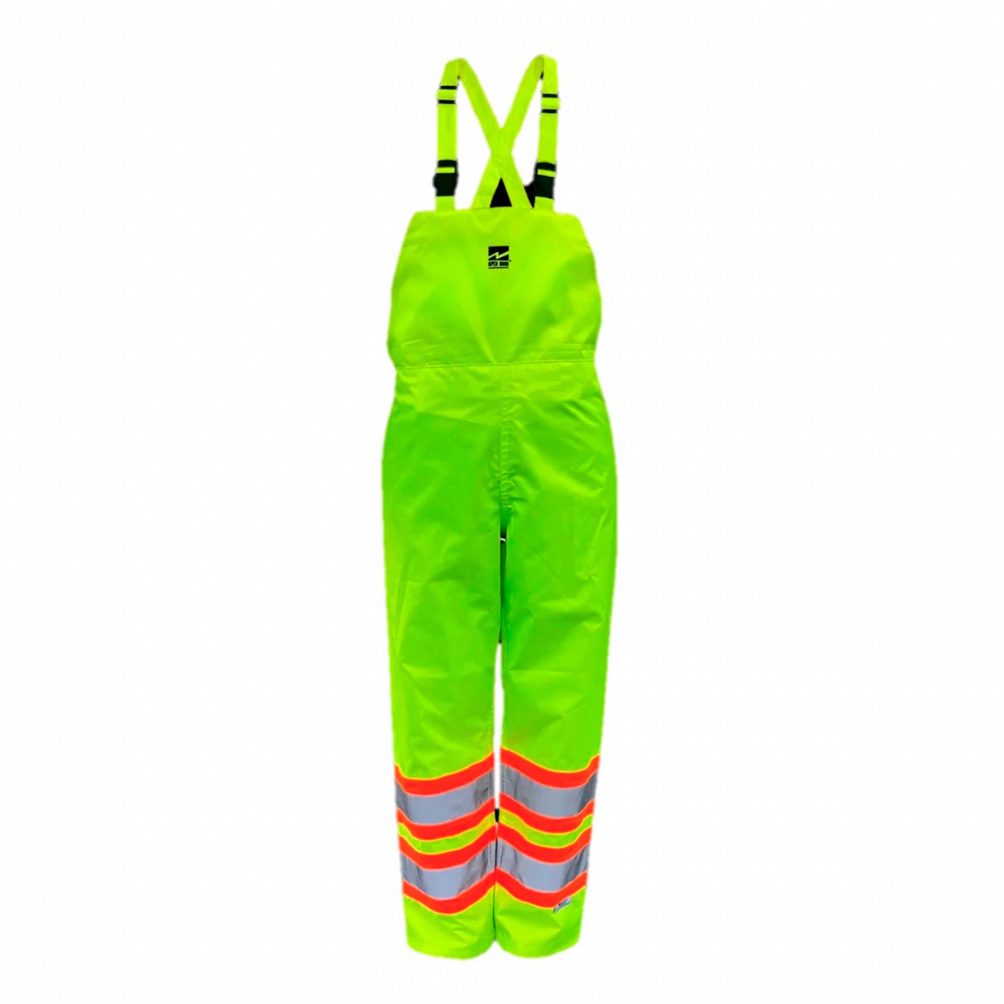 RAIN BIB OVERALLS,FEMALE,GREEN,SZ S