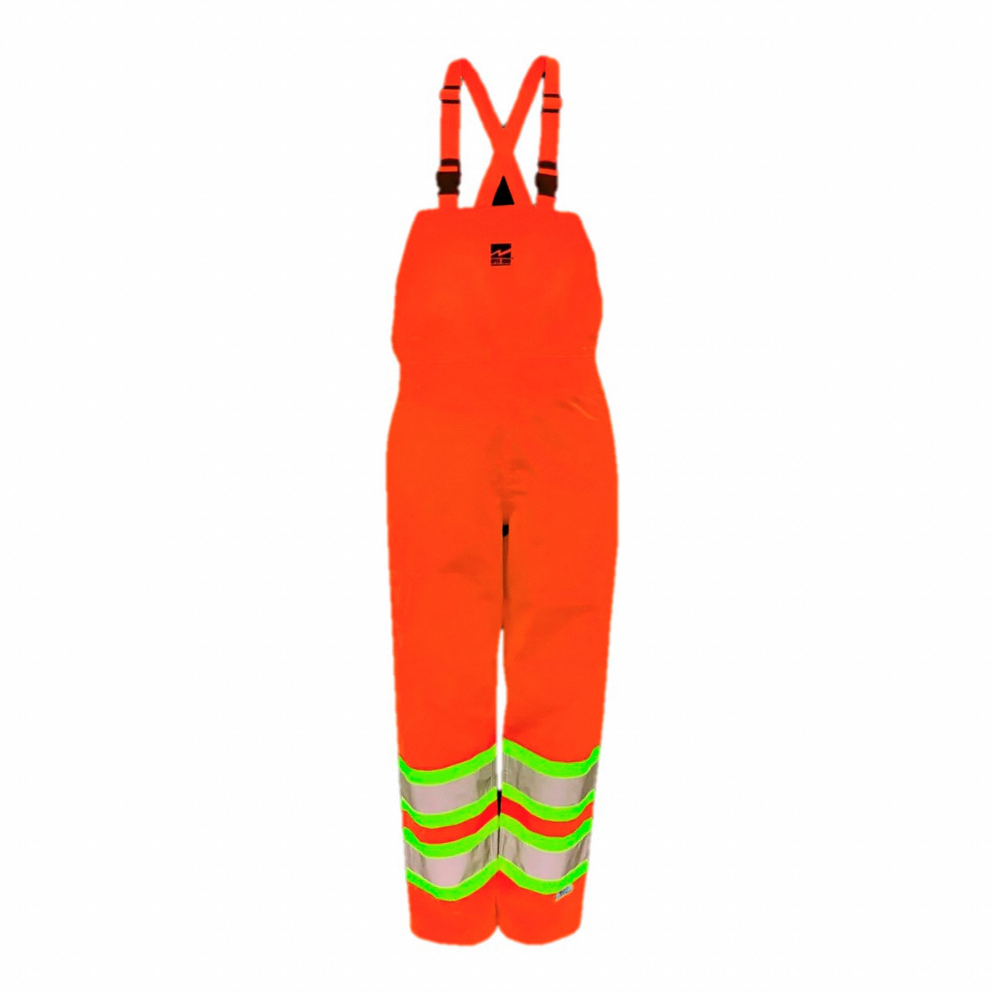 RAIN BIB OVERALLS,FEMALE,ORANGE,SZ M