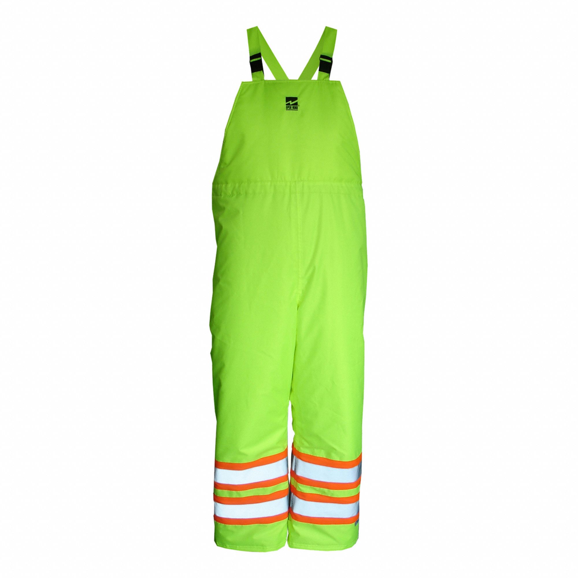 MEN'S SAFETY PANTS, CSA Z196-15, GREEN, SIZE XXL, WAIST 42 IN/INSEAM 33 IN, POLYESTER/PU