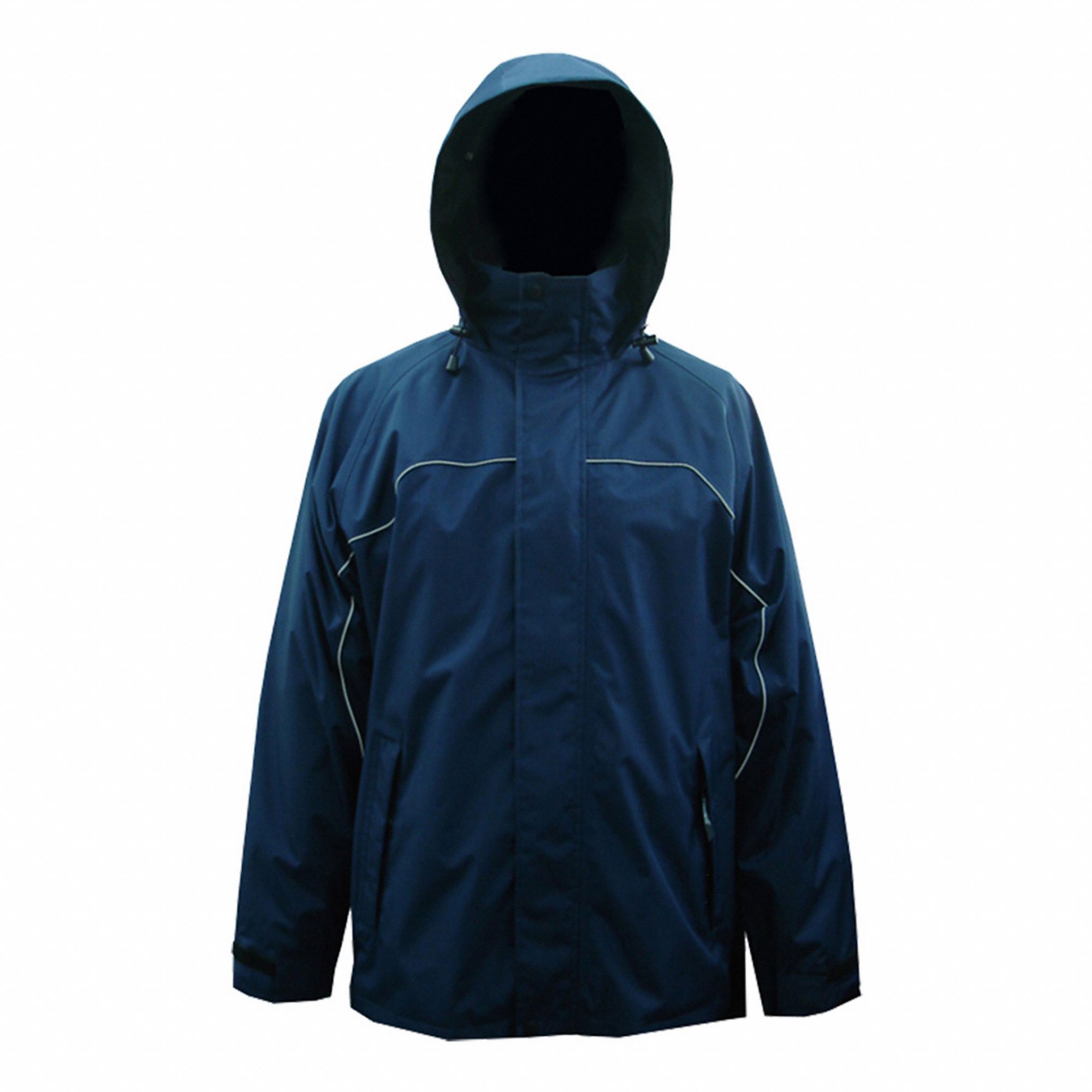 Navy rain clearance jacket