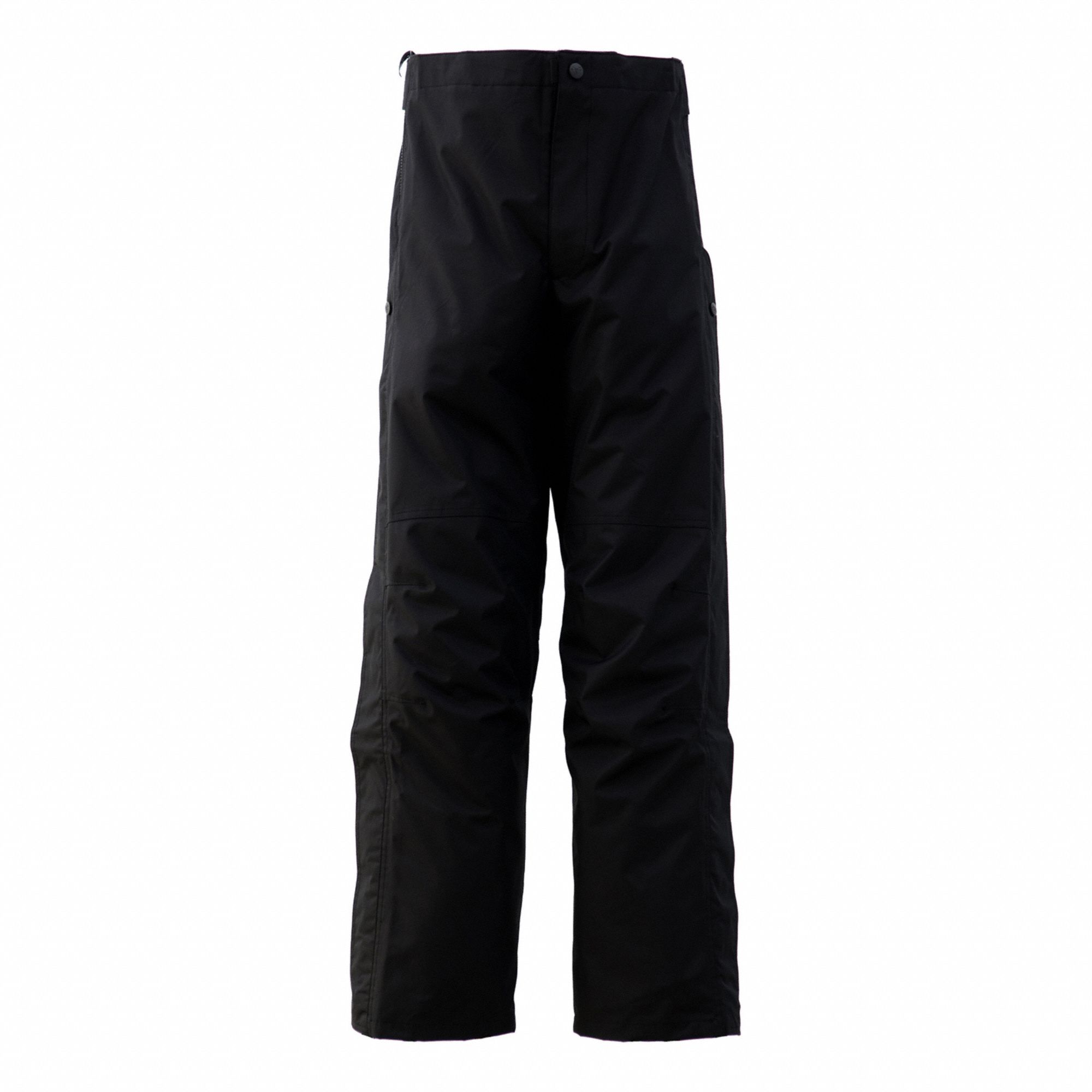 TEMPEST RAIN BIB PANTS, BLACK, M, POLYESTER/PVC, RESISTS: WATER/WIND, HEAT-SEALED SEAMS