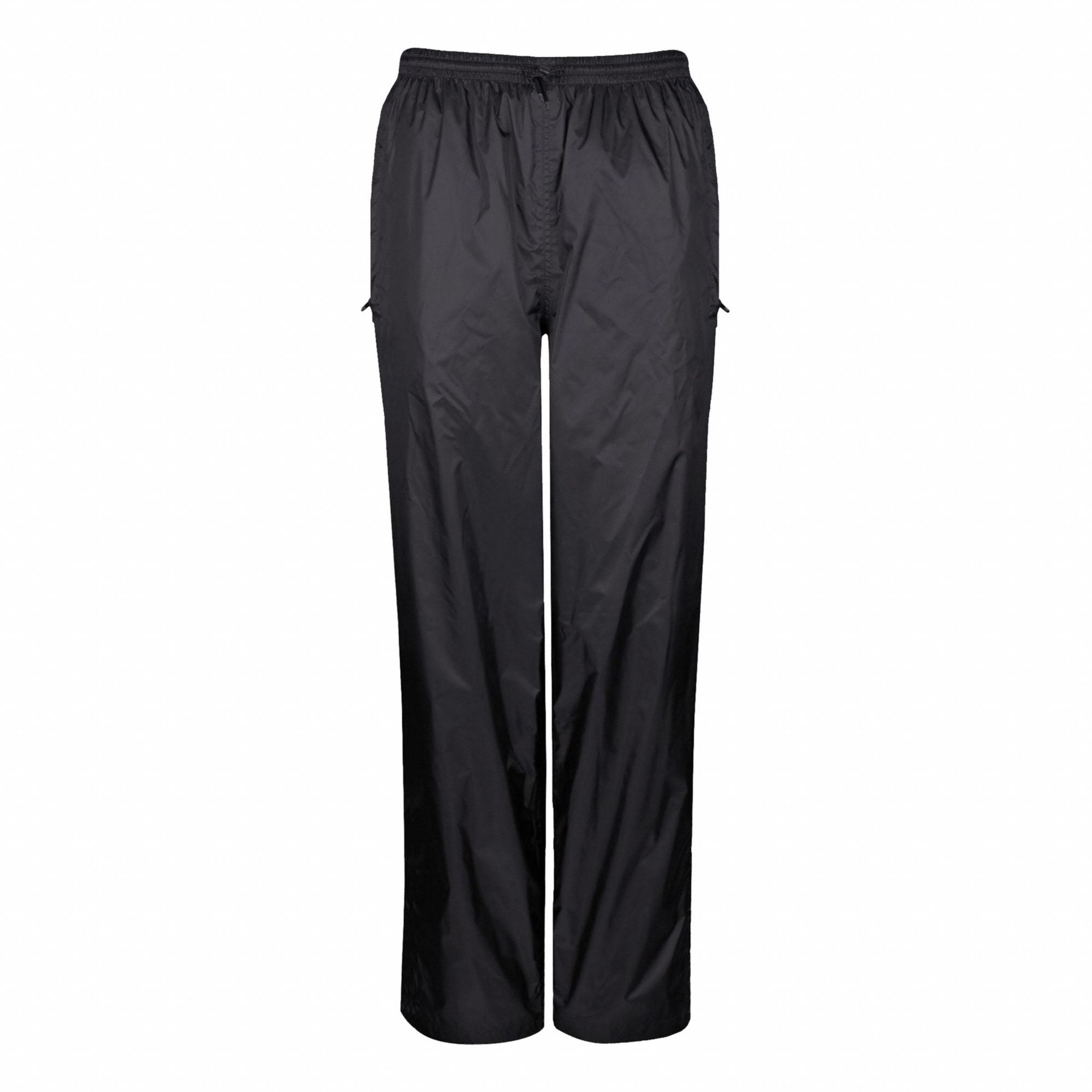 WINDIGO RAIN BIB PANTS, BLACK, XL, POLYESTER/PUR, RESISTS: WATER/WIND, HEAT-SEALED SEAMS