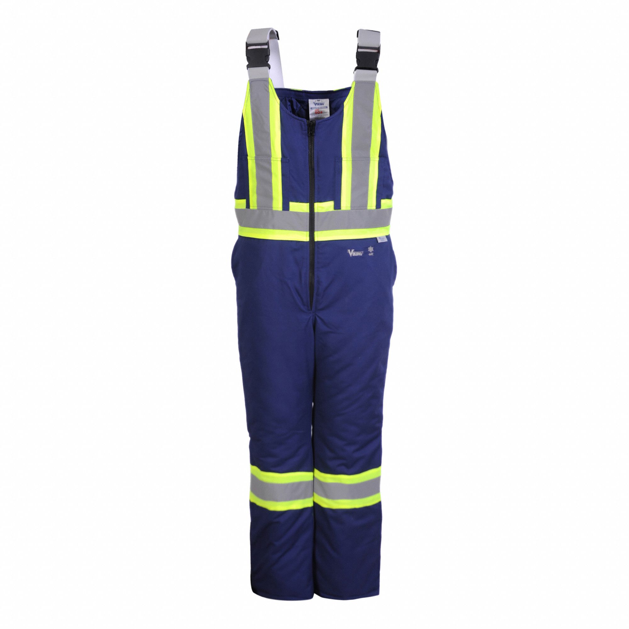 MEN'S SAFETY OVERALLS, CSA Z196-15, INSULATED, 6 POCKETS, NAVY, SZ MEDIUM, POLYESTER/COTTON