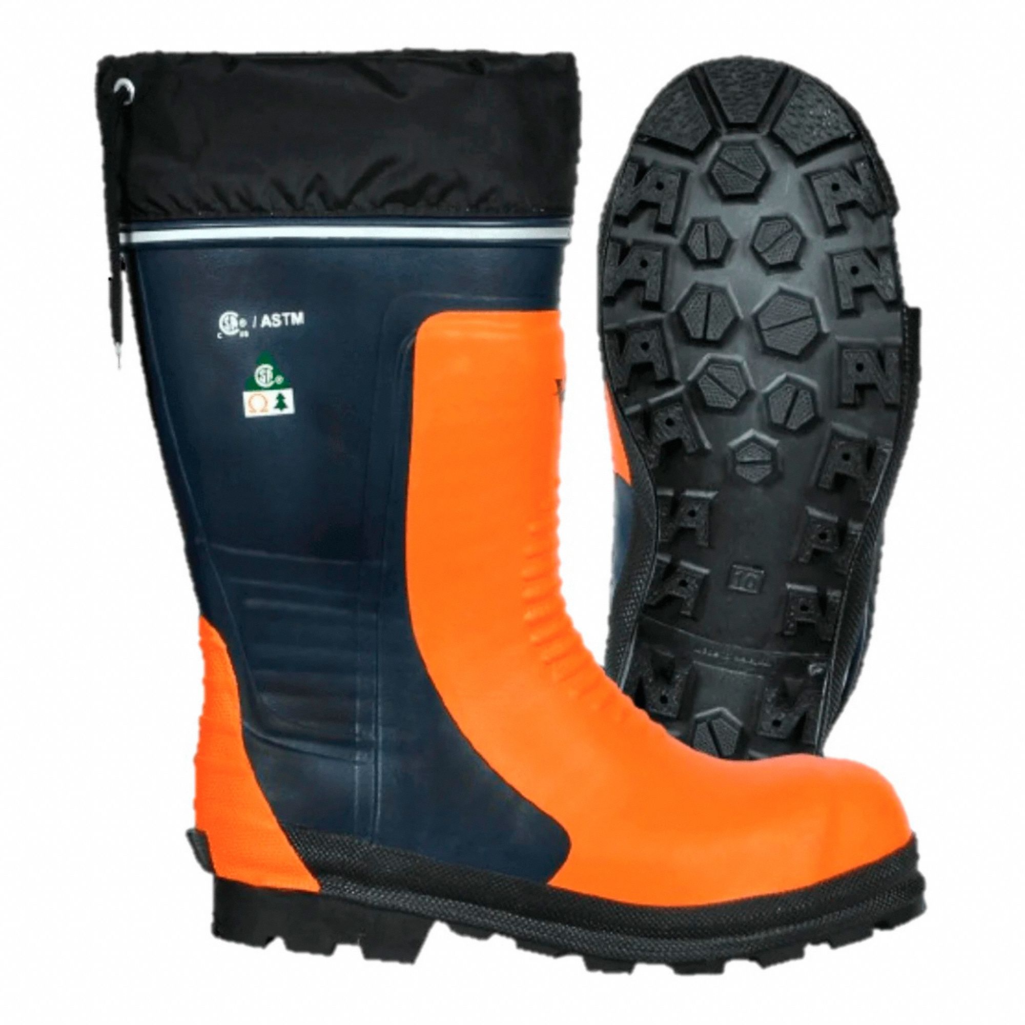 RUBBER BOOTS,SZ 4,LUG SOLE,PR