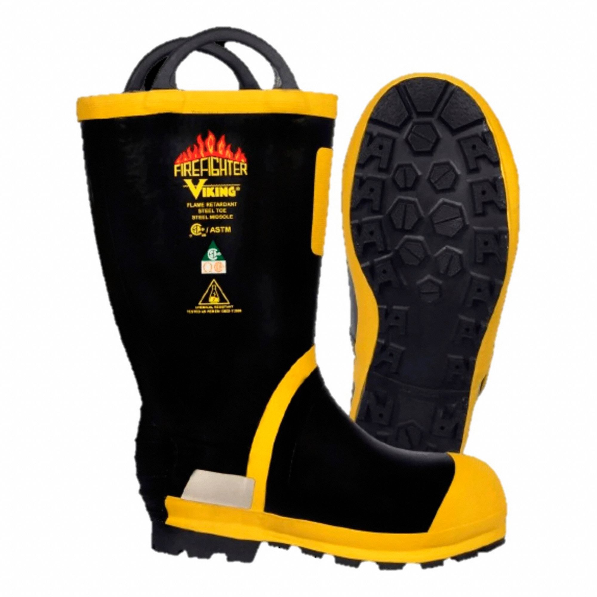 FIREFIRGHTER FELT LINED BOOTS,8