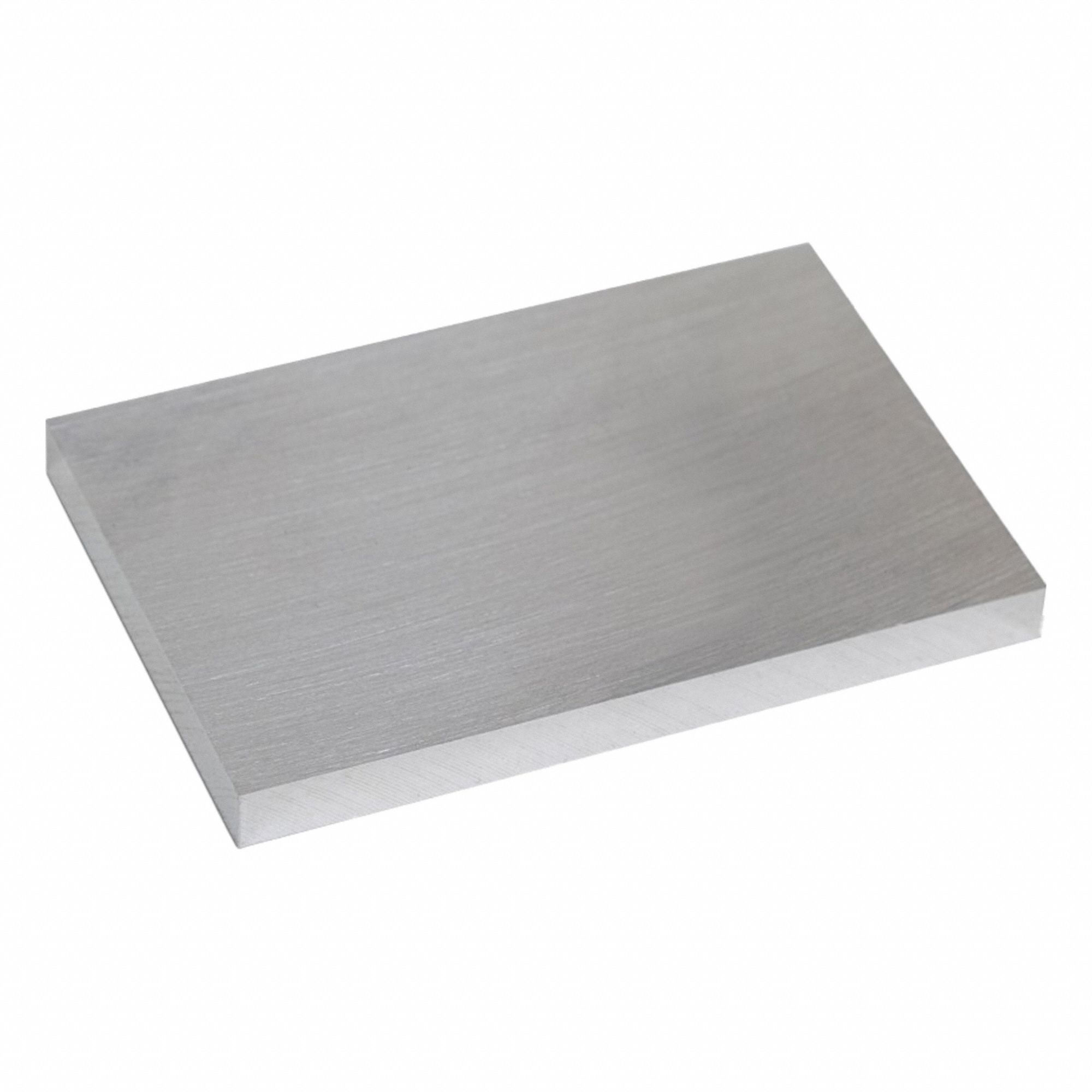 Aluminum Precision Blank: 6061, 0.125 in Thick, 2 in x 3 in (W x L), ±0.002 in, +0.063 in/0 in, T6