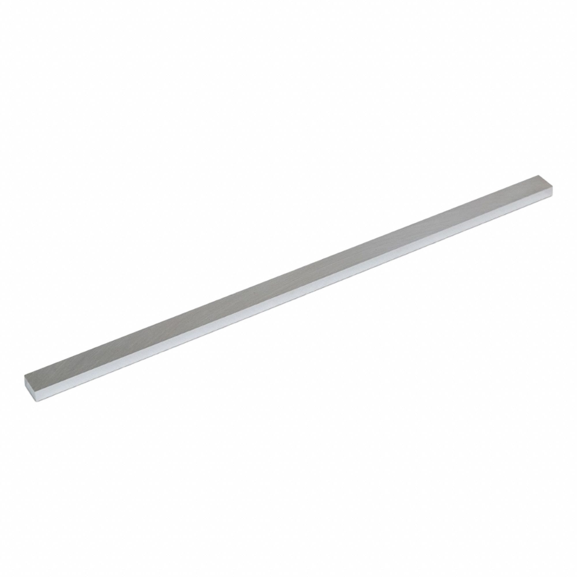 Aluminum Precision Blank: 7075, T651, 0.125 in Thick, 1/2 in x 12 in (W x L), ±0.002 in, ±0.002 in