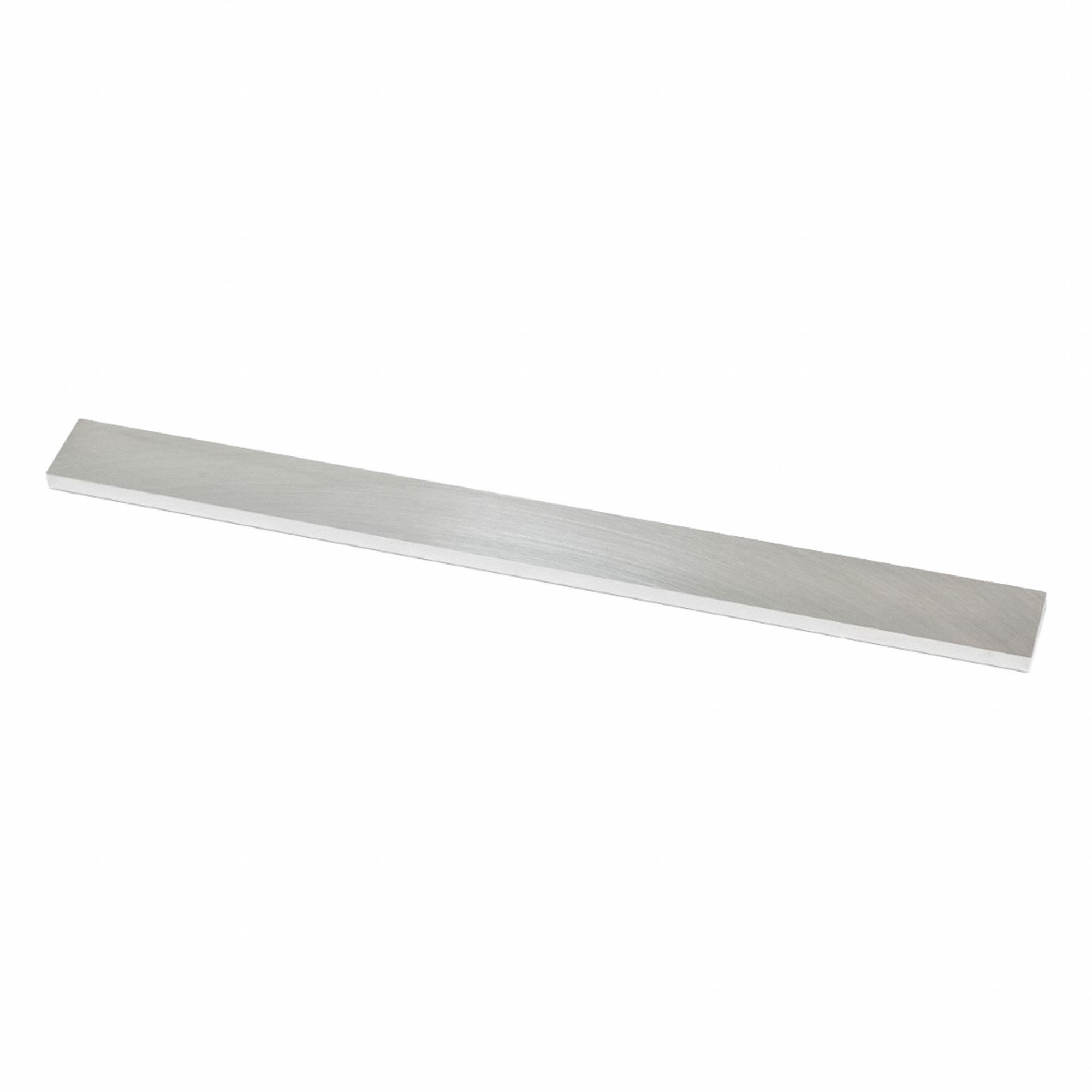 Aluminum Precision Blank: 7075, T651, 0.125 in Thick, 1 in x 12 in (W x L), ±0.002 in, ±0.002 in