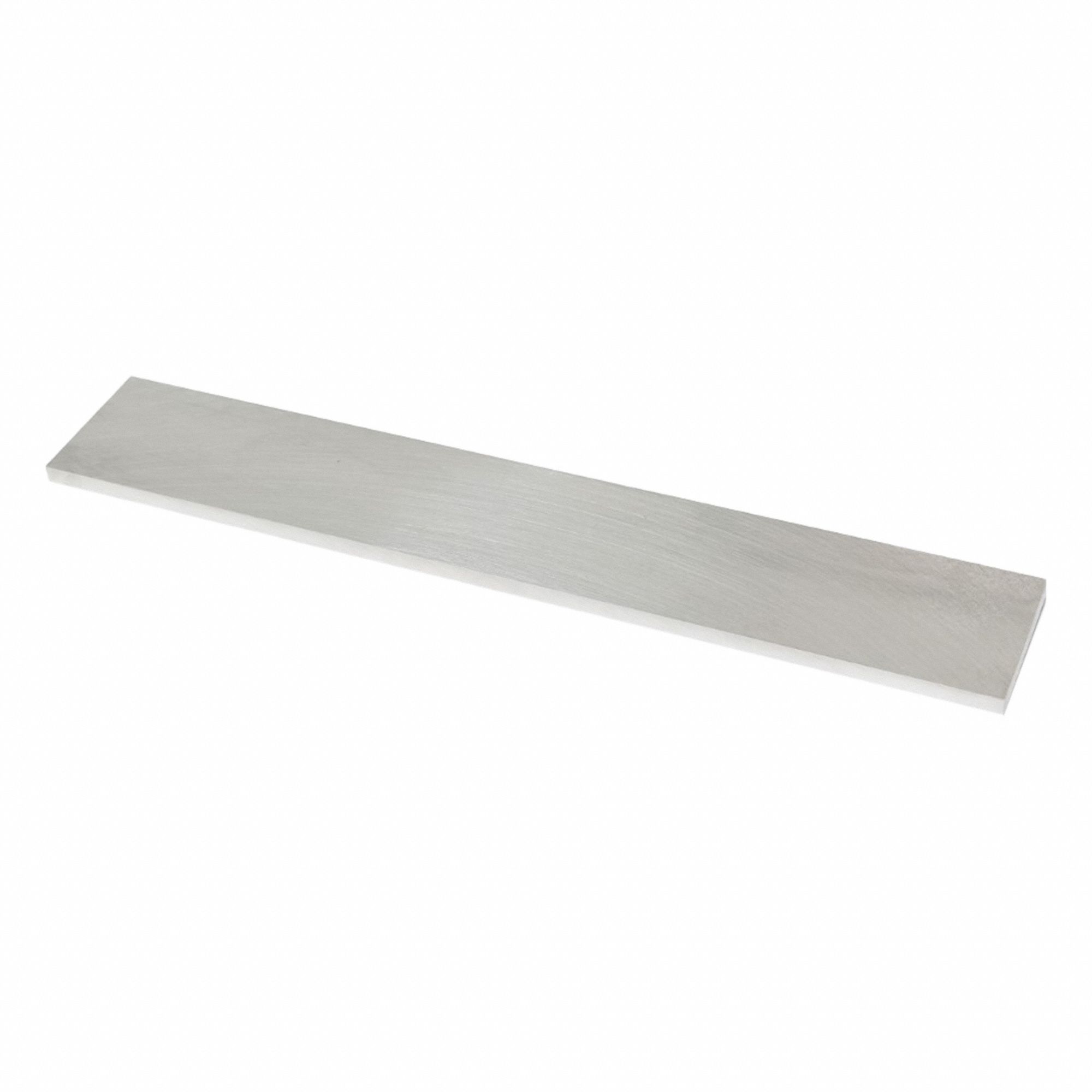 Aluminum Precision Blank: 7075, T651, 0.125 in Thick, 2 in x 12 in (W x L), ±0.002 in, ±0.002 in