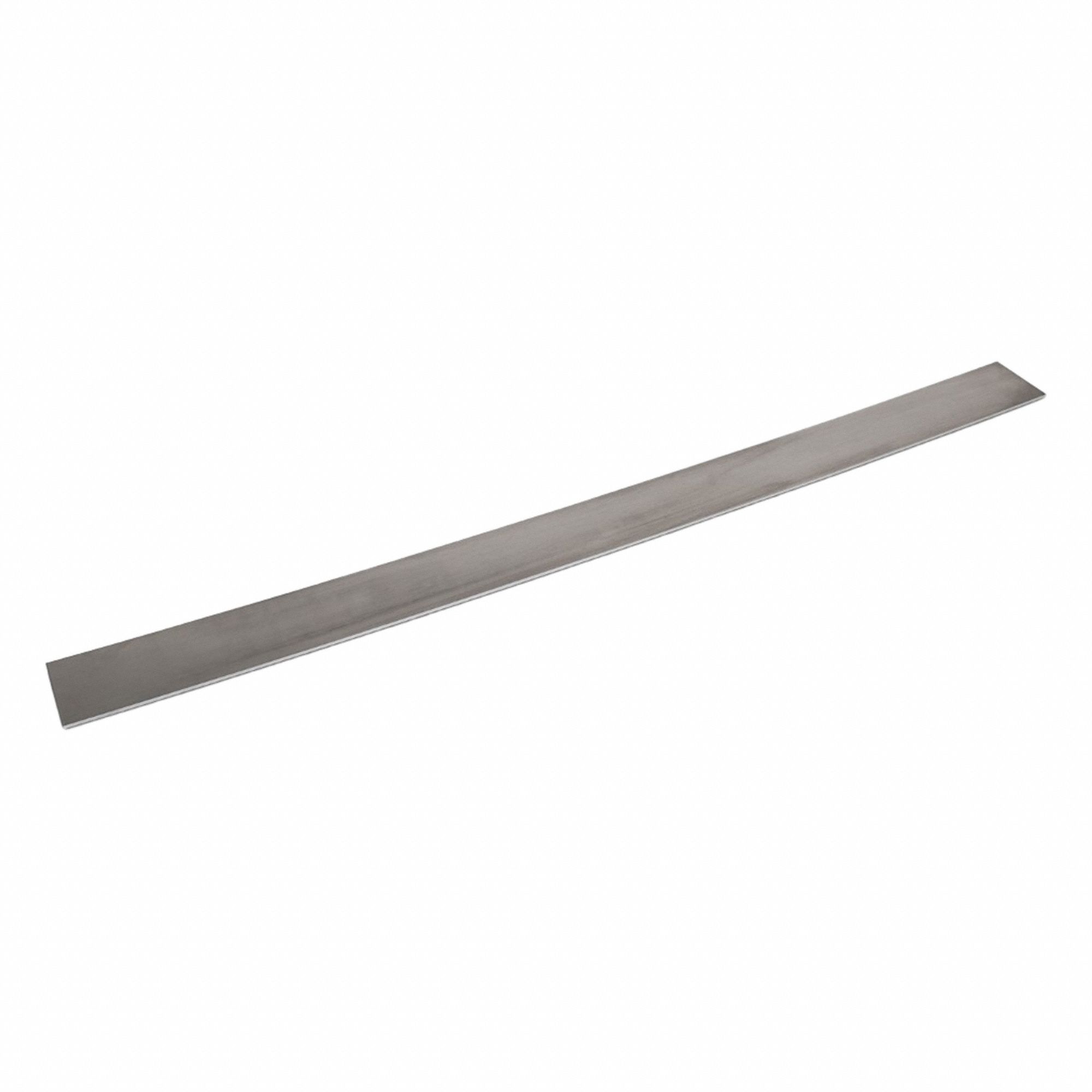Aluminum Precision Blank: 5052, 0.375 in Thick, 2 in x 24 in (W x L), ±0.002 in, +0.063 in/0 in, H32