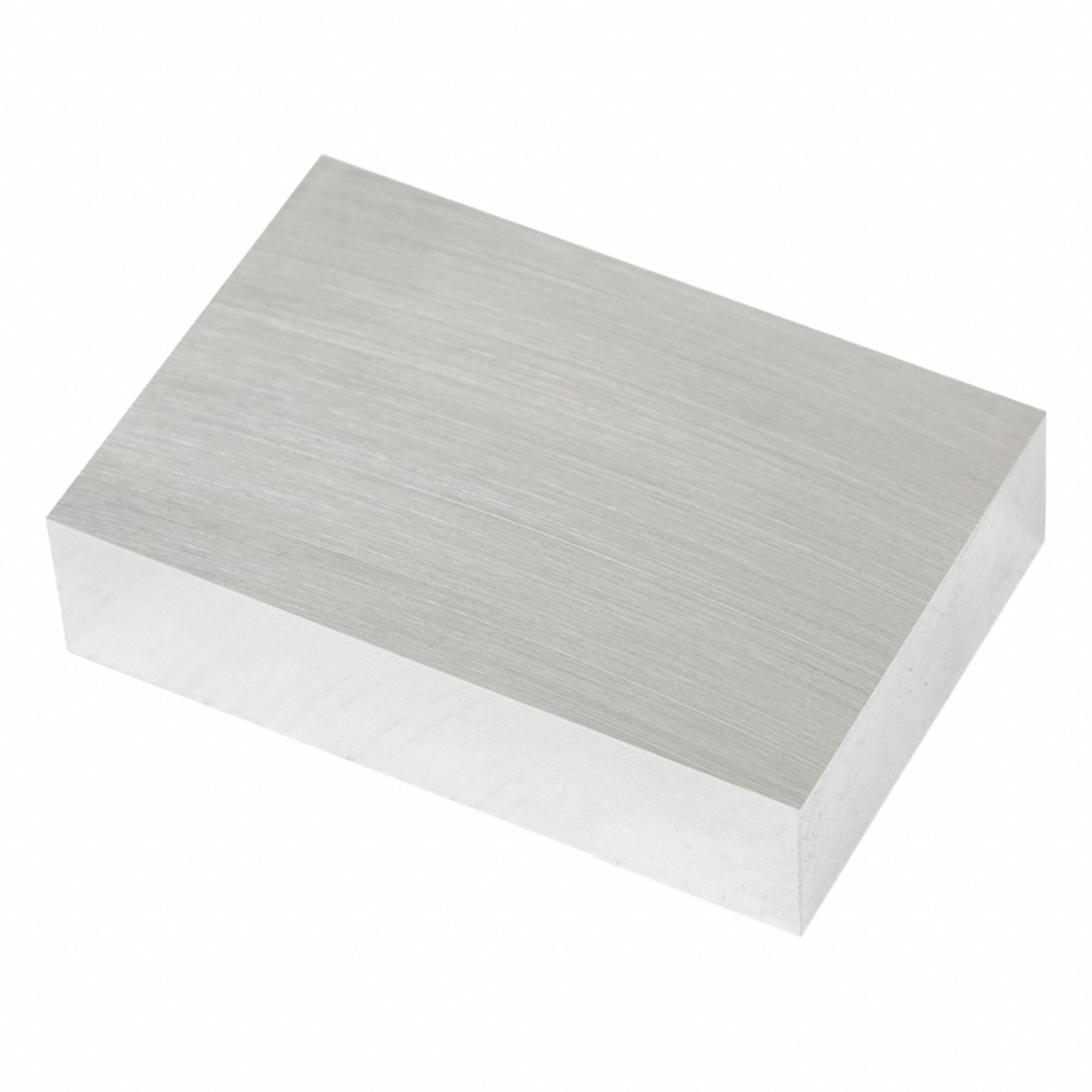 Aluminum Precision Blank: 7075, T651, 0.5 in Thick, 2 in x 3 in (W x L), ±0.002 in, ±0.002 in