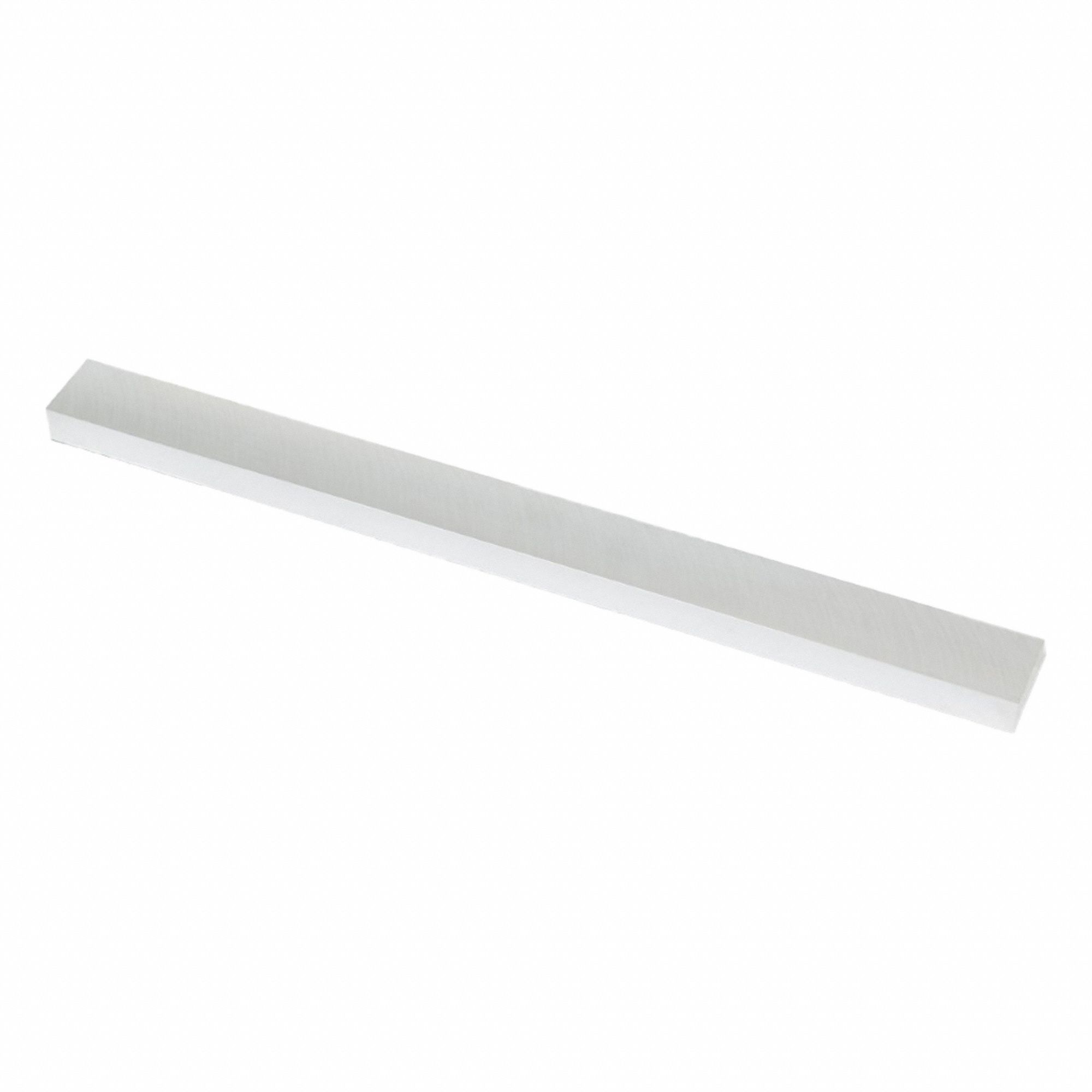 Aluminum Precision Blank: 6061, 1 in Thick, 1/2 in x 12 in (W x L), ±0.002 in, +0.063 in/0 in, T651