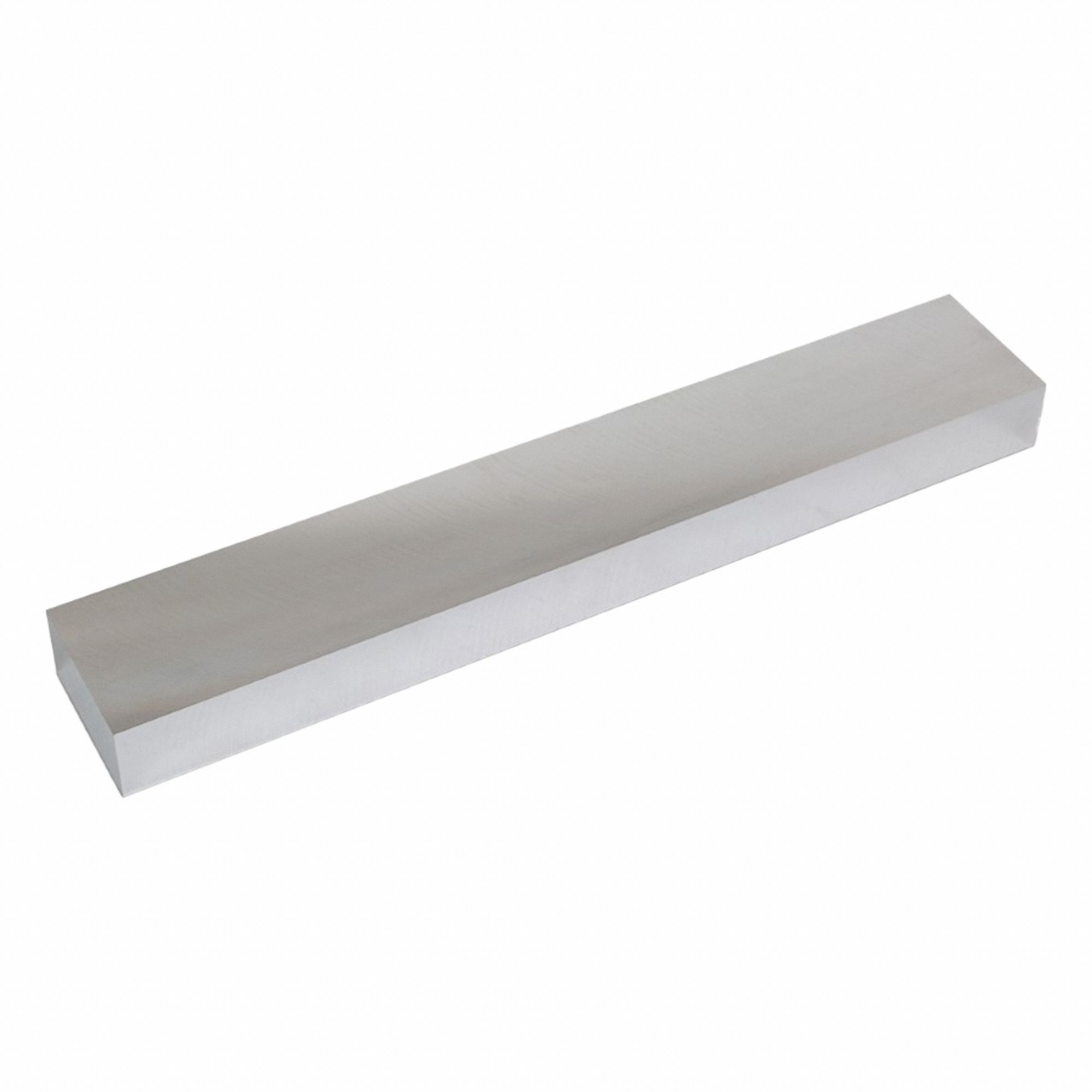 Aluminum Precision Blank: 7075, T651, 1 in Thick, 2 in x 12 in (W x L), ±0.002 in, ±0.002 in