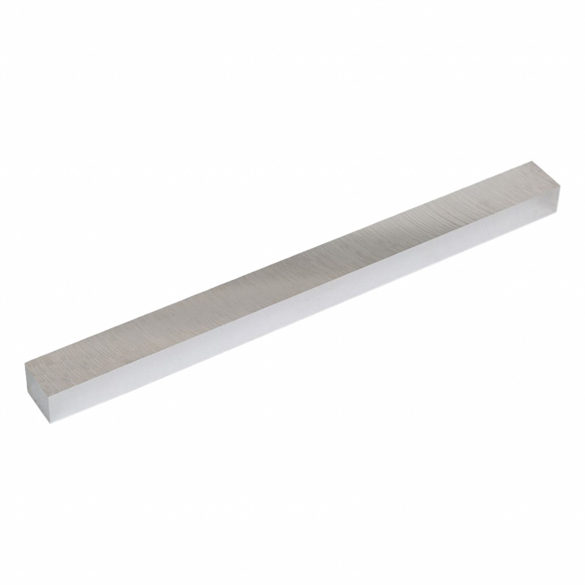 Aluminum Precision Blank: 6061, T651, 2 in Thick, 1/2 in x 12 in (W x L), ±0.002 in, ±0.002 in