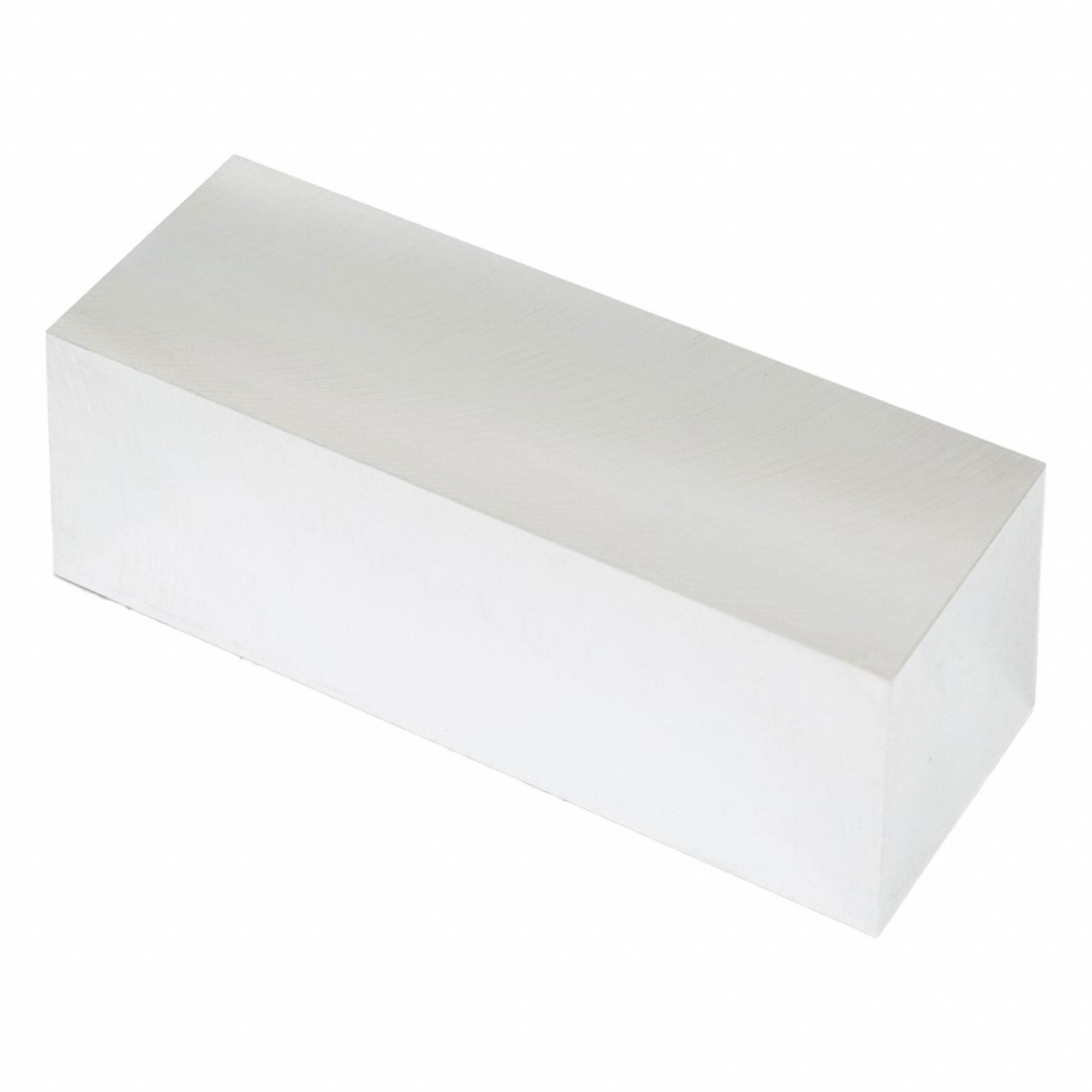 Aluminum Precision Blank: 6061, T651, 2 in Thick, 2 in x 6 in (W x L), ±0.002 in, ±0.002 in