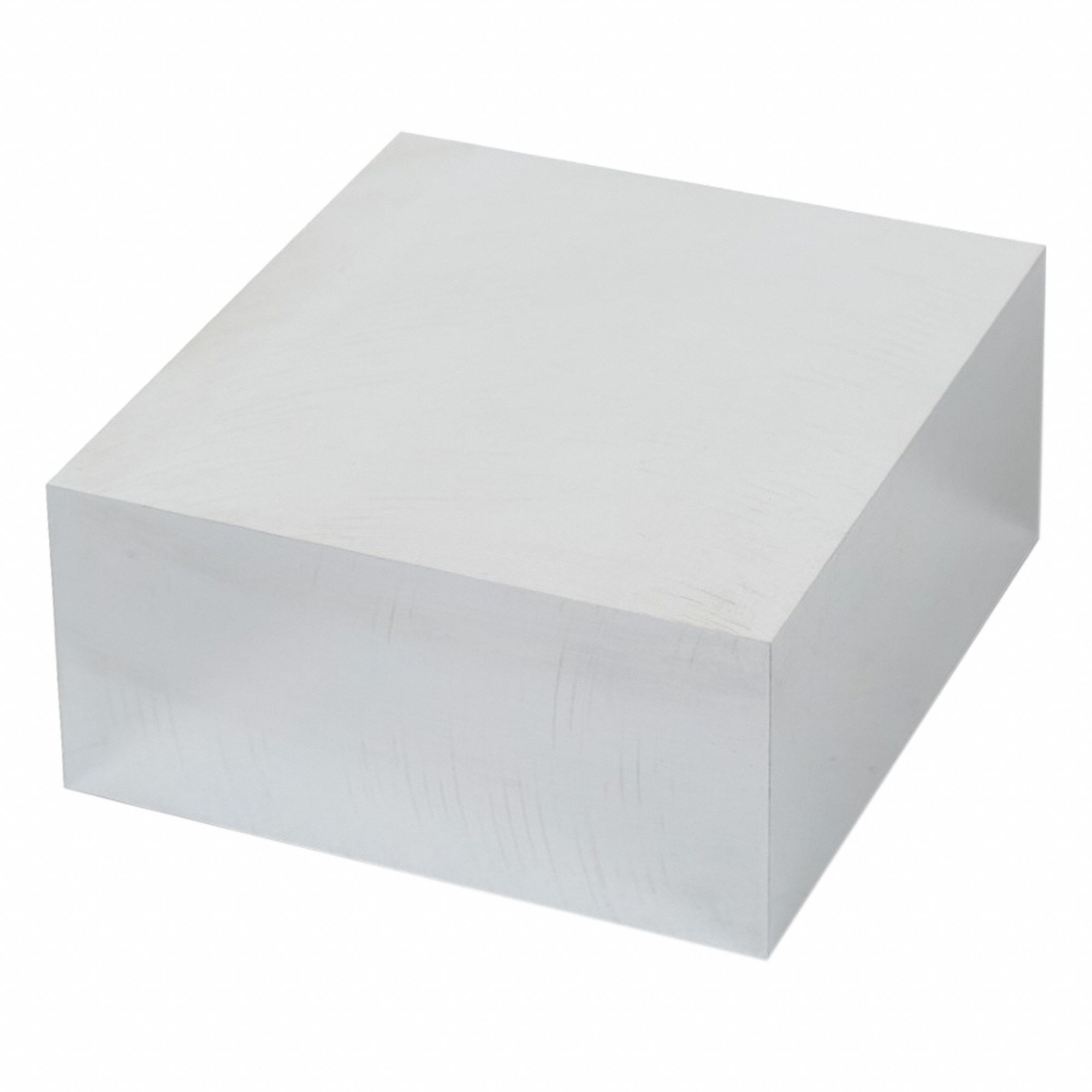 Aluminum Precision Blank: 6061, T651, 2 in Thick, 4 in x 4 in (W x L), ±0.002 in, ±0.002 in