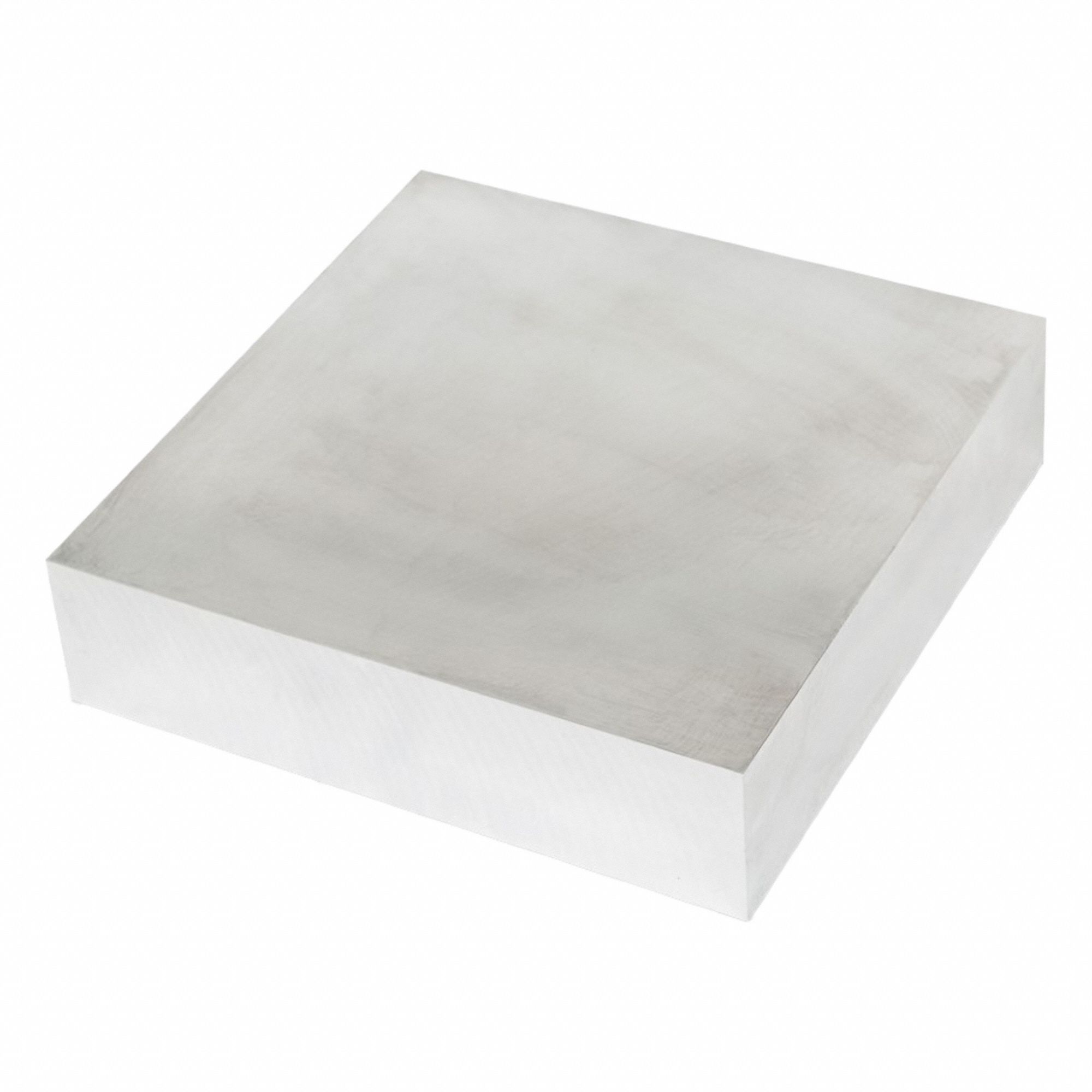 Aluminum Precision Blank: 6061, 2 in Thick, 8 in x 8 in (W x L), ±0.002 in, +0.063 in/0 in, T651