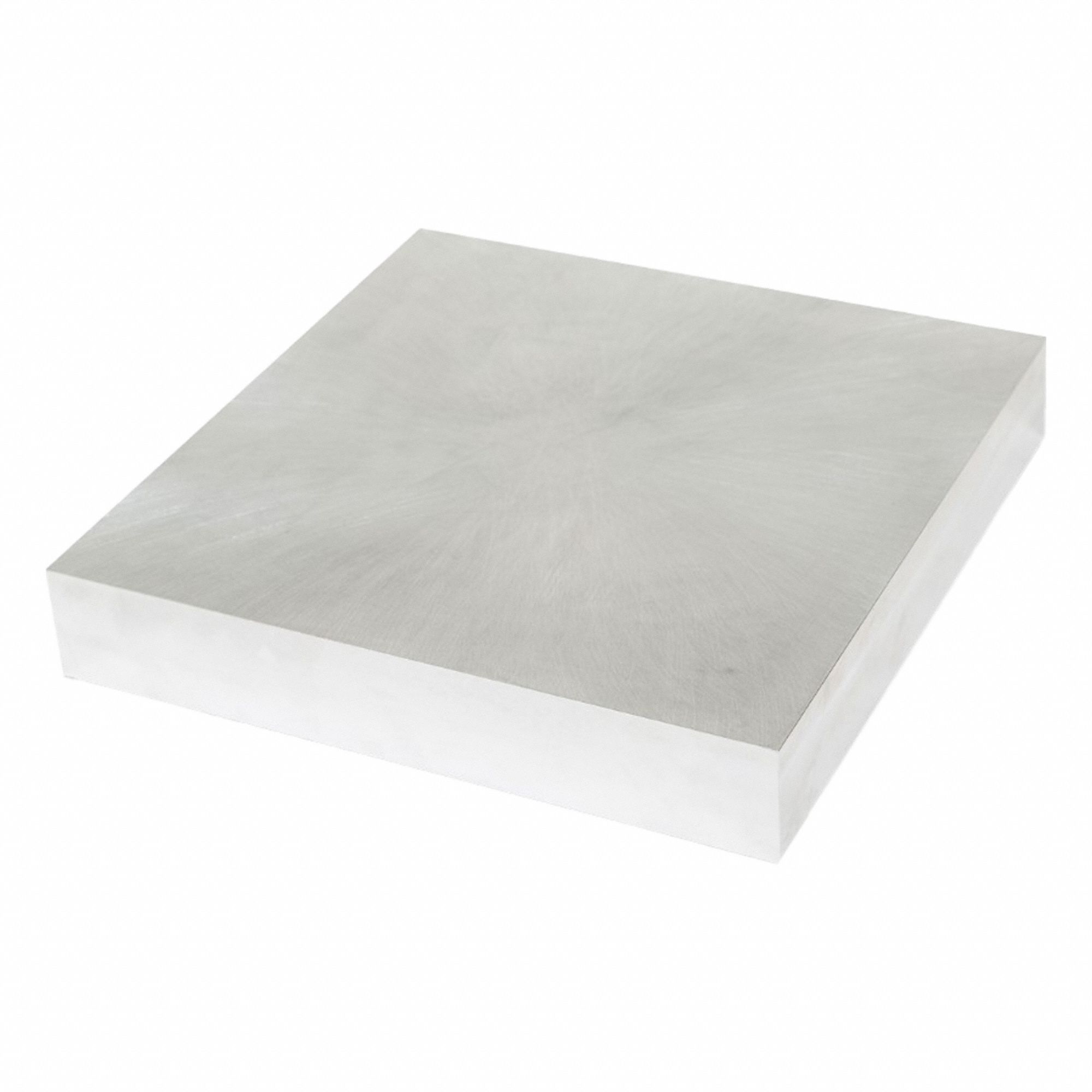 Aluminum Precision Blank: 6061, T651, 2 in Thick, 12 in x 12 in (W x L), ±0.002 in, ±0.002 in