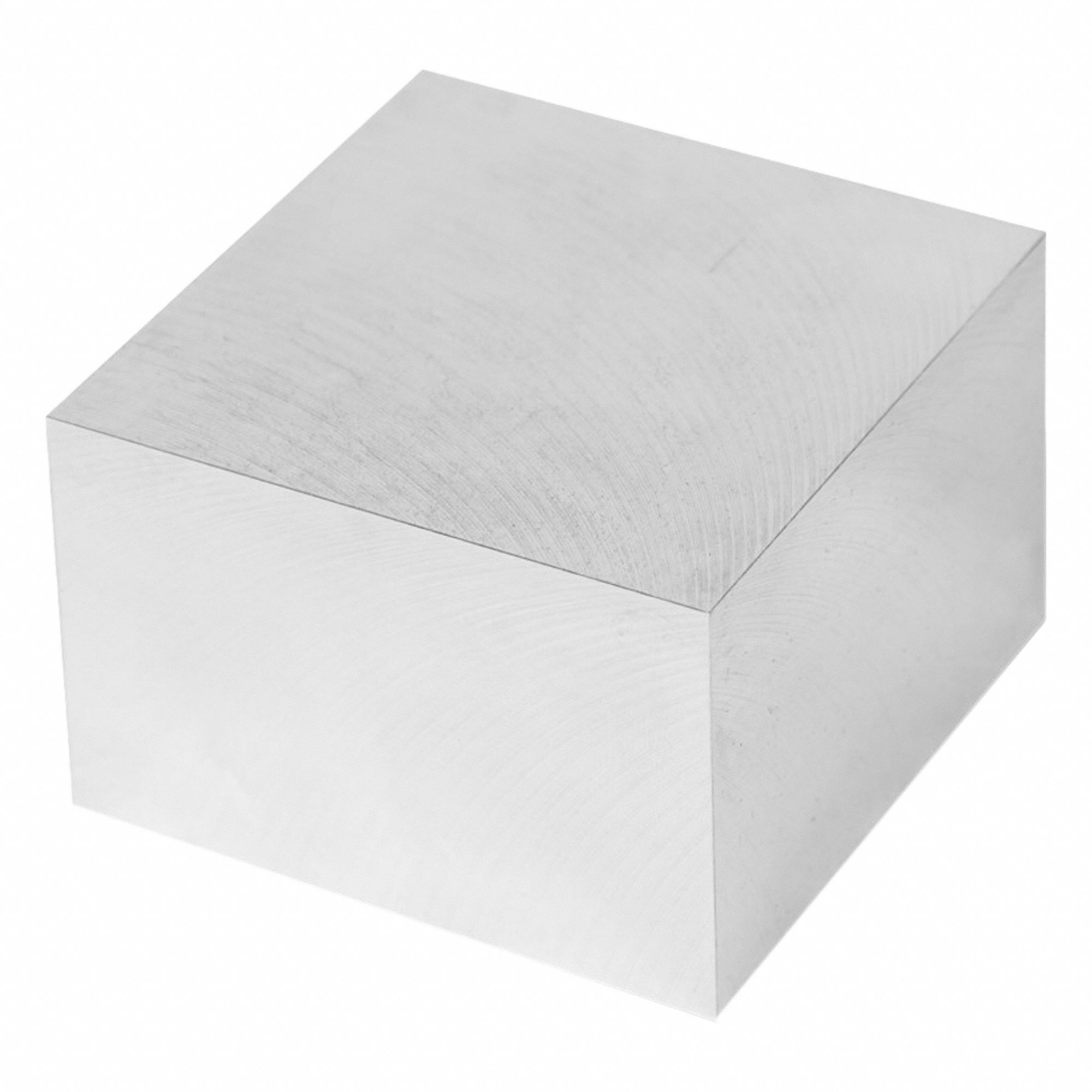 Aluminum Precision Blank: 6061, T651, 2 in Thick, 3 in x 3 in (W x L), ±0.002 in, ±0.002 in