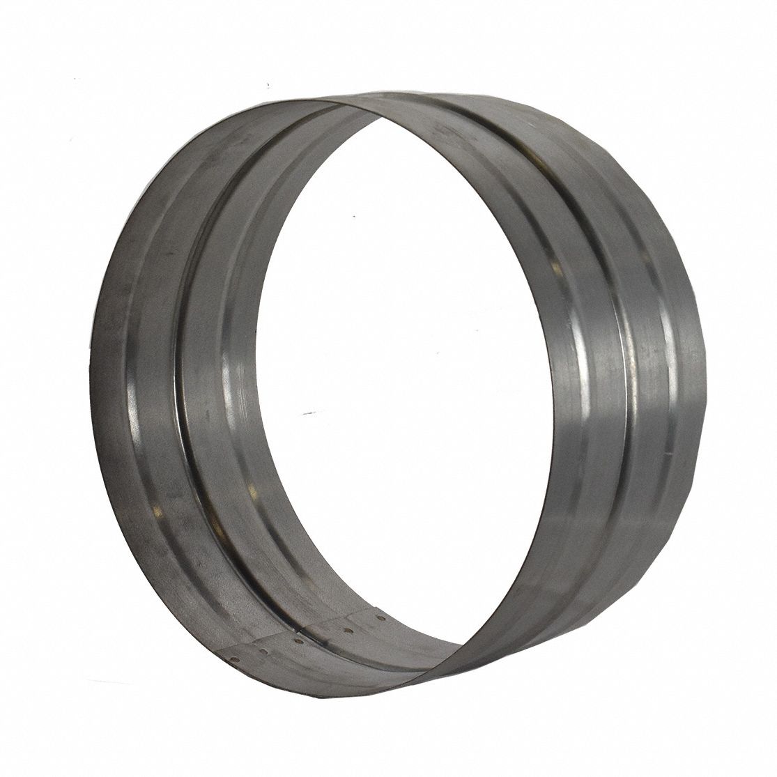 Duct to Duct Connector: 5 3/8 in Lg, 12 in Outlet Dia, For Use With VAF3000B, Gray, Steel