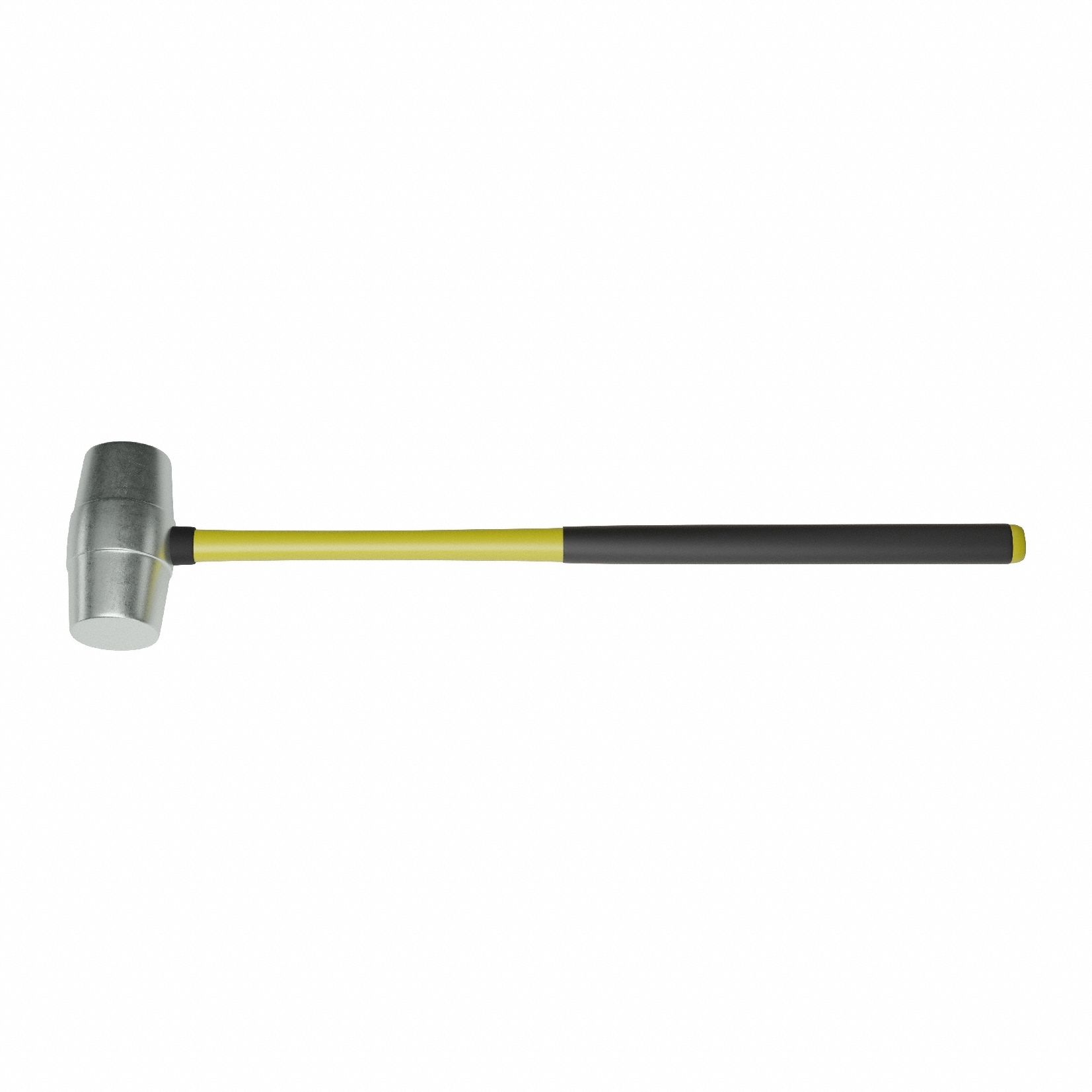Non-Sparking Hammer: Fiberglass Handle, 6 lb Head Wt, 2 3/4 in Dia, 6 in Head Lg, 32 in Overall Lg