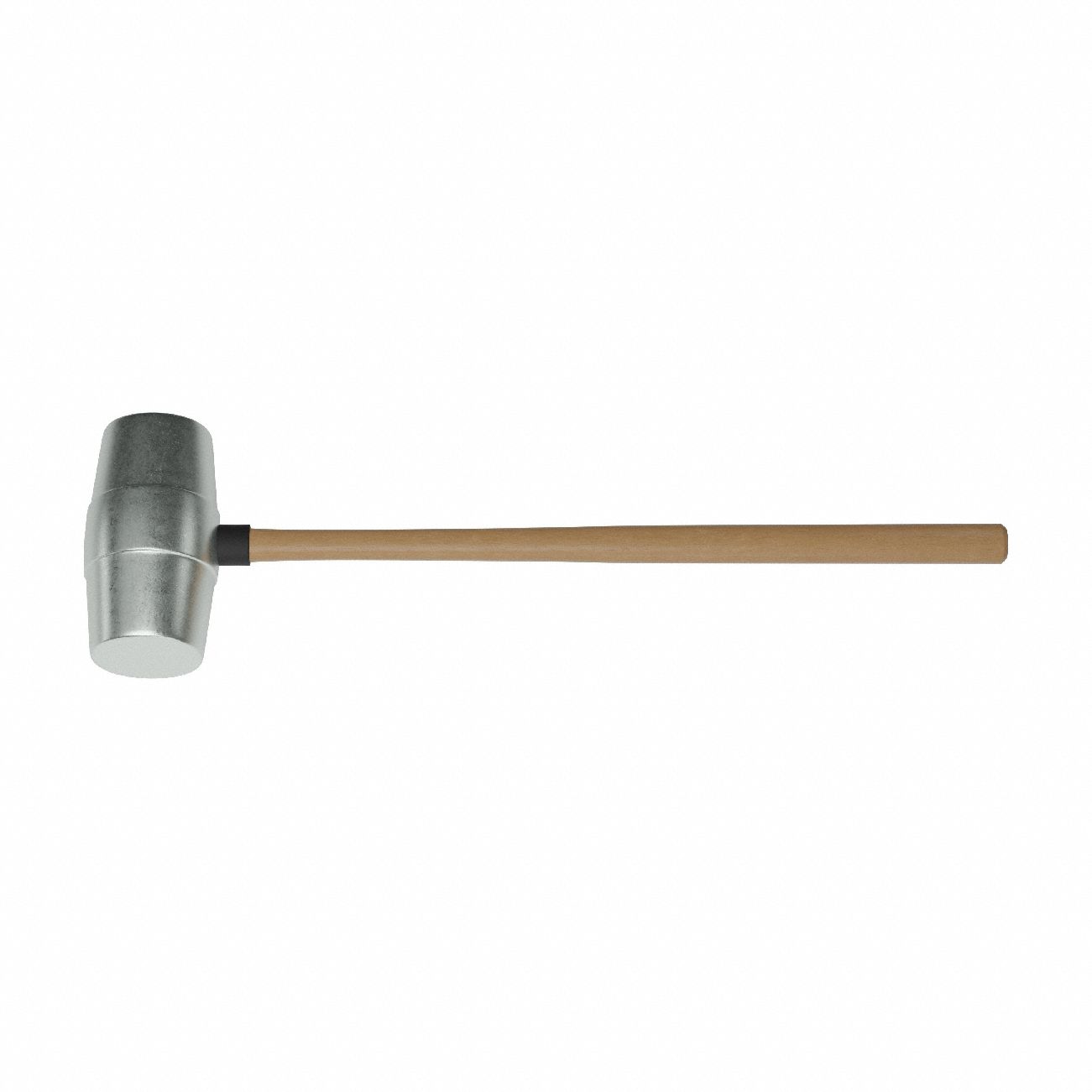 Non-Sparking Hammer: Hickory Handle, 6 lb Head Wt, 2 3/4 in Dia, 6 in Head Lg, 32 in Overall Lg