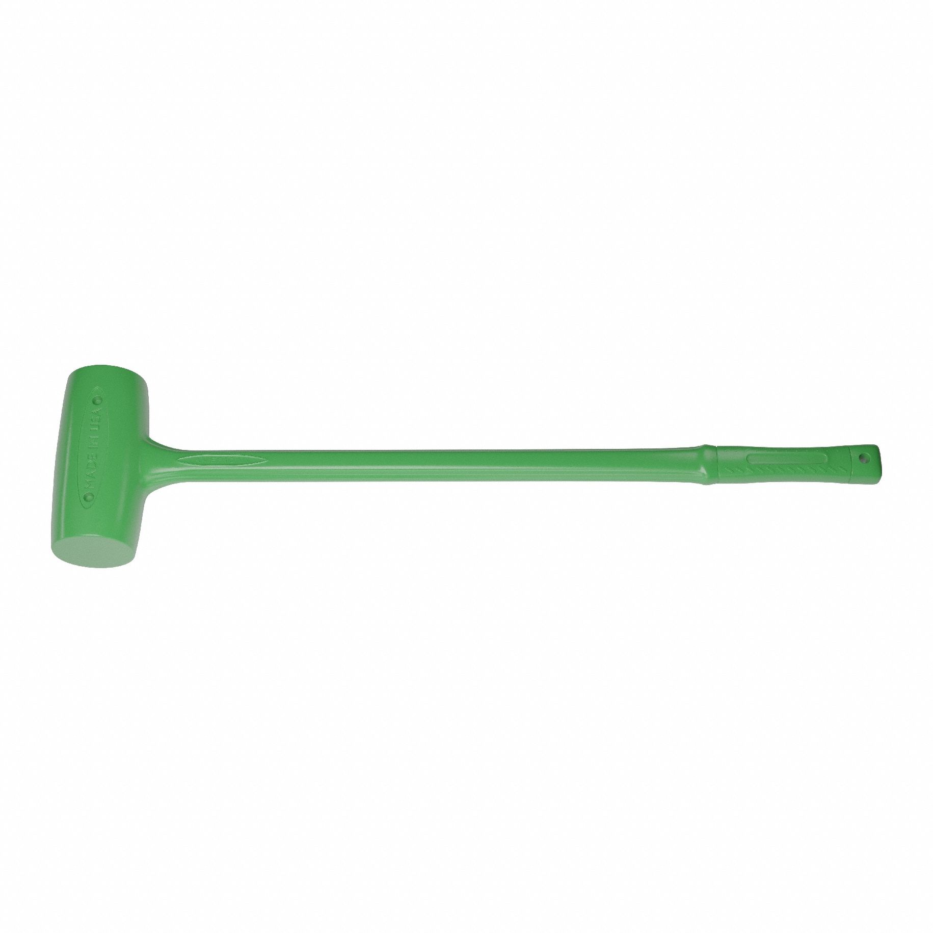 Dead Blow Hammer: Urathene Handle, 10 lb Head Wt, 3 1/2 in Hammer Face Dia, 32 in Overall Lg