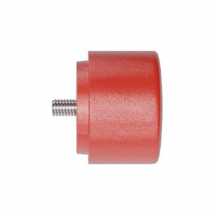 Replacement Hammer Tip: Medium Hard, Urethane, 1 1/2 in Dia, 5/16-18 Thread Size, Threaded, AM2MTIP