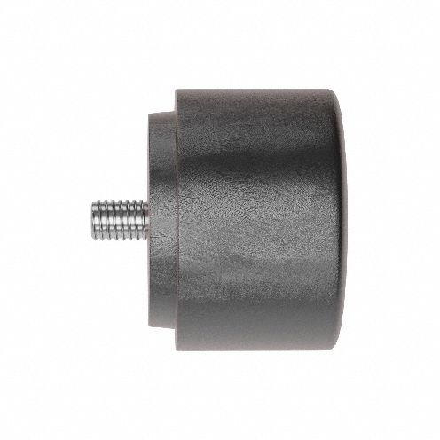 Replacement Hammer Tip: Hard, Urethane, 2 in Dia, 3/8-16 Thread Size, Threaded, Hard, AM35HTIP