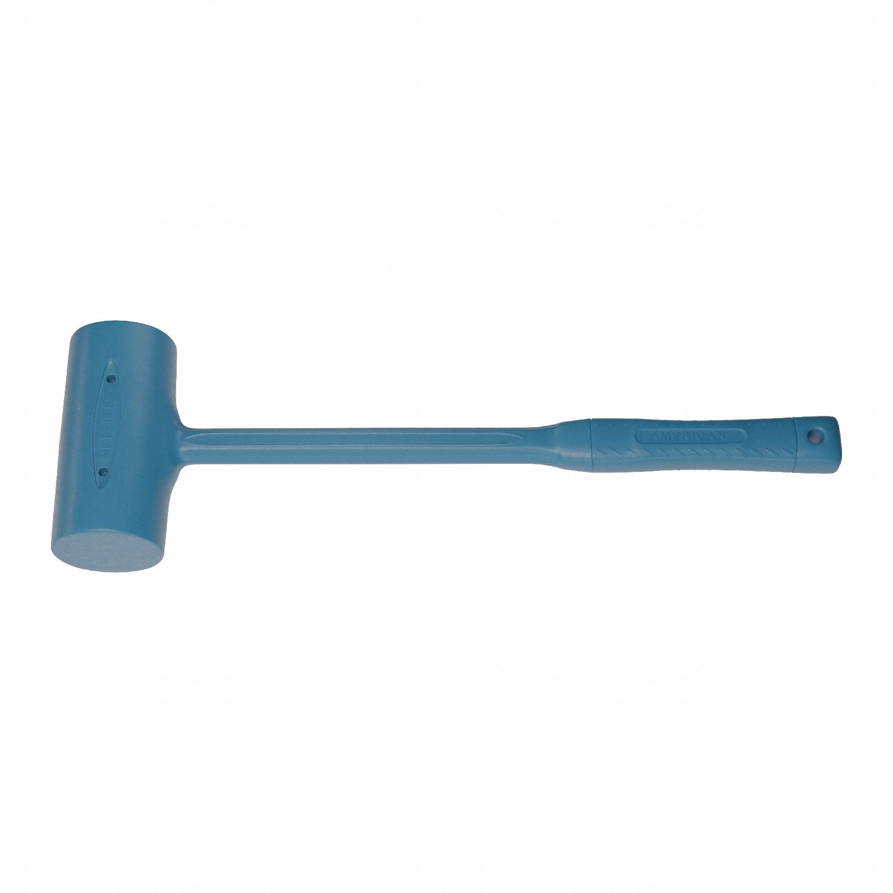 Mallet: Thermoplastic Polyurethane Handle, 5 lb Head Wt, 4 in Dia, 4 1/4 in Head Lg