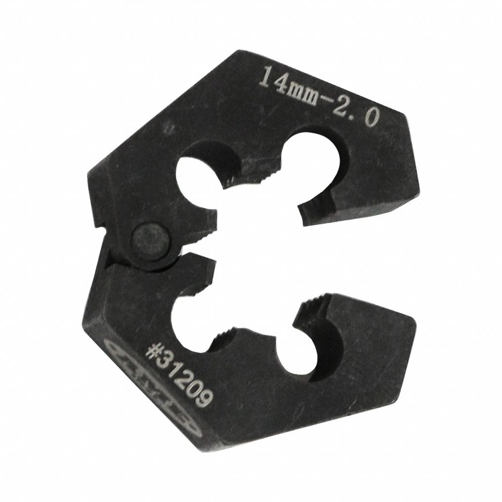 Automotive Rethread Die: Thread Repair Die, 1 1/4 in Overall Lg, 1 1/2 in Overall Wd, Steel