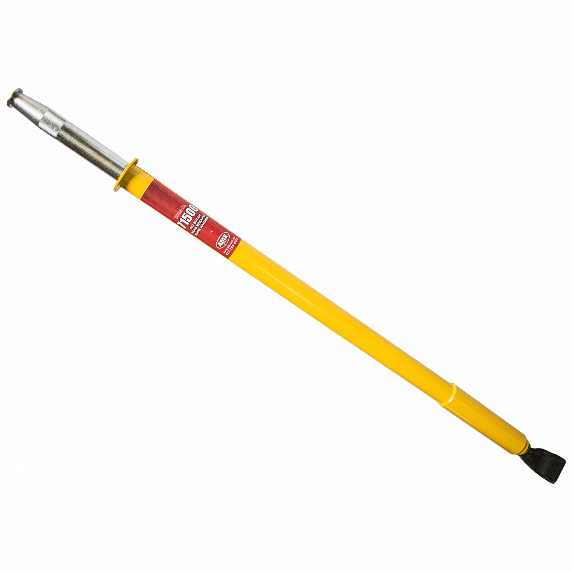 SLIDE HAMMER,STEEL L,46 IN L,YELLOW