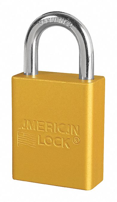 PADLOCK 1-1/2IN KA YLW KEY 22473