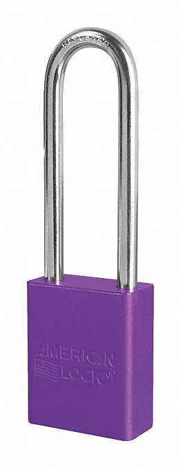 LOCK PAD KEYED ALIKE PURPLE