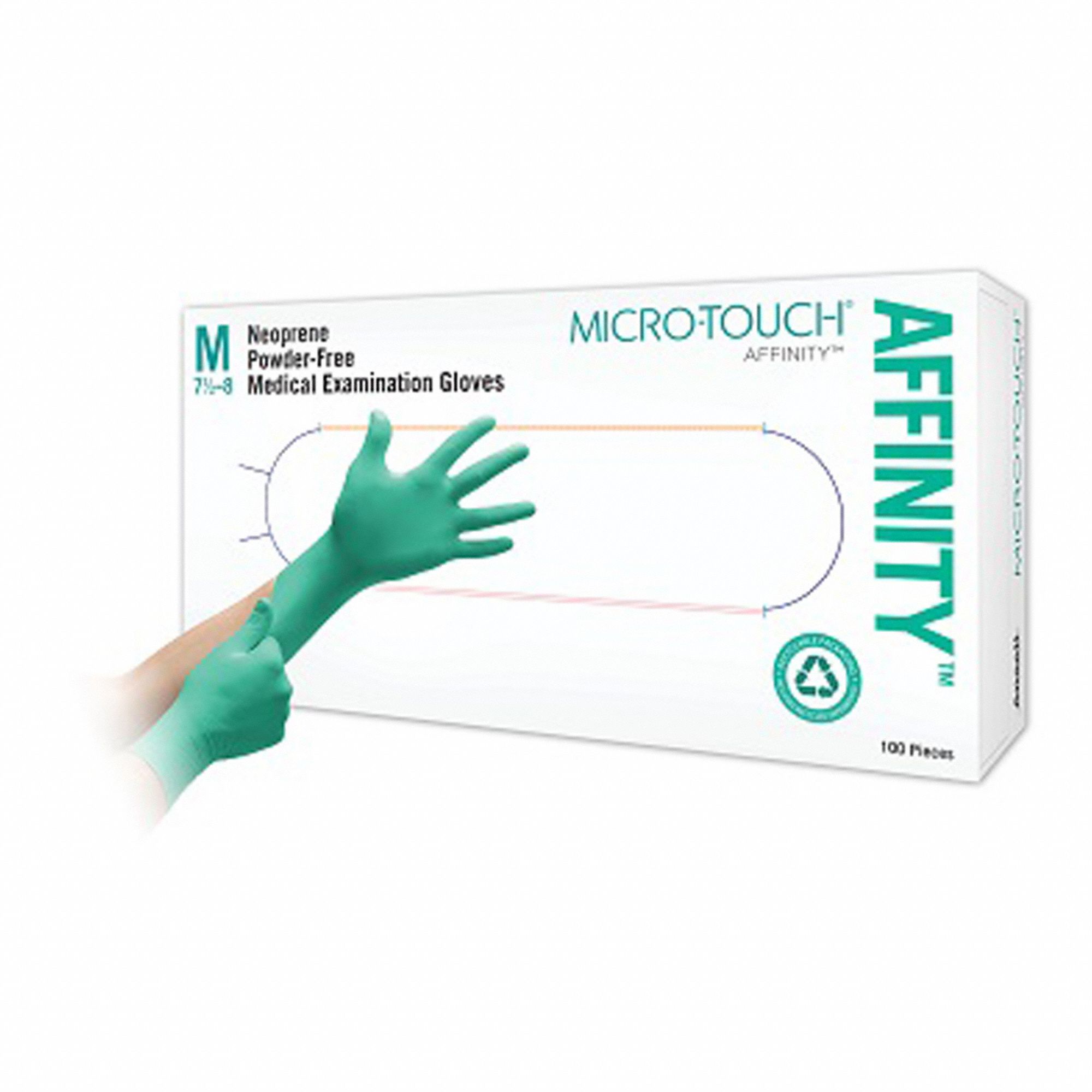 DISPOSABLE GLOVES,NEOPRENE,XS,PK100