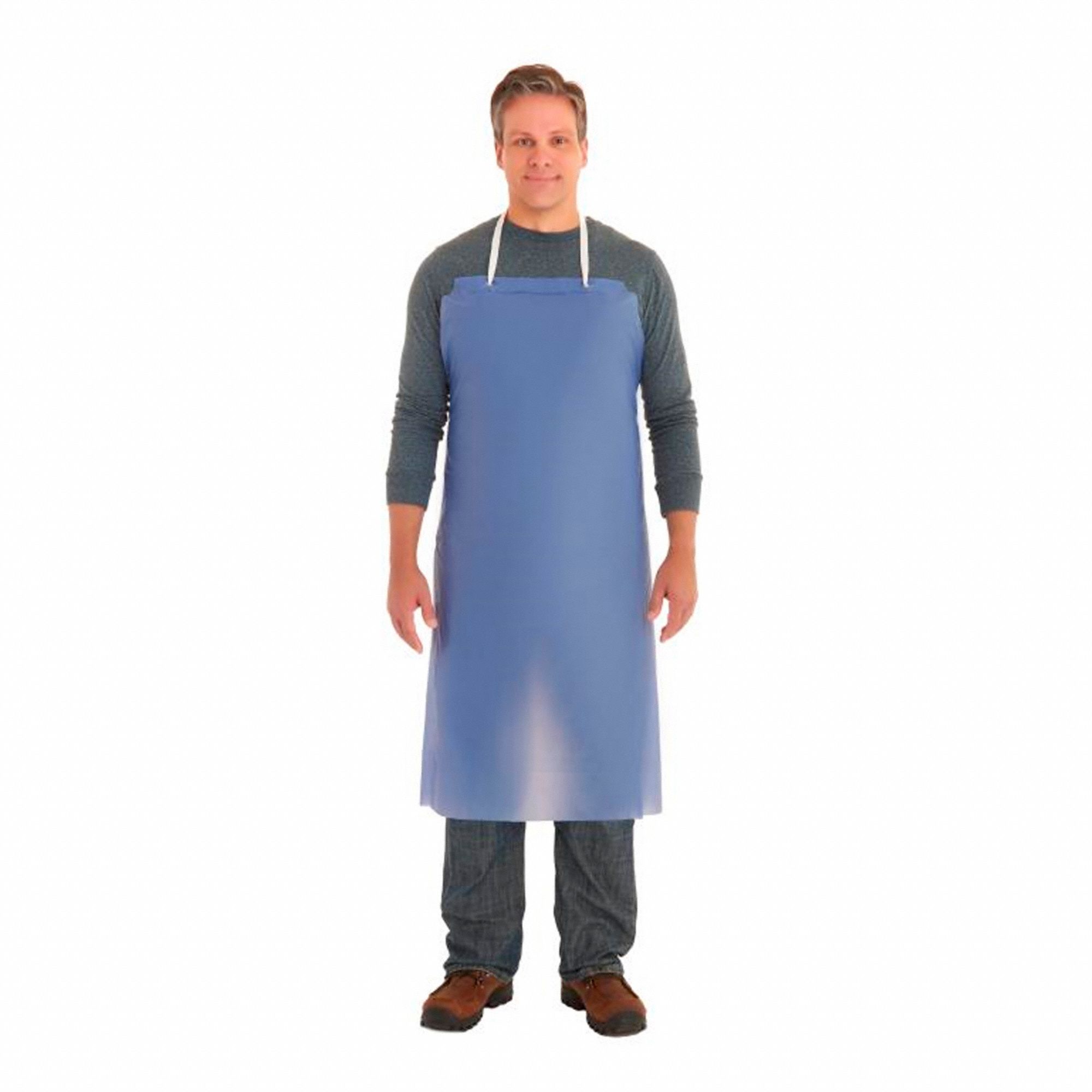 BIB APRON,BLUE,SZ UNIVERSAL,SEAMLESS