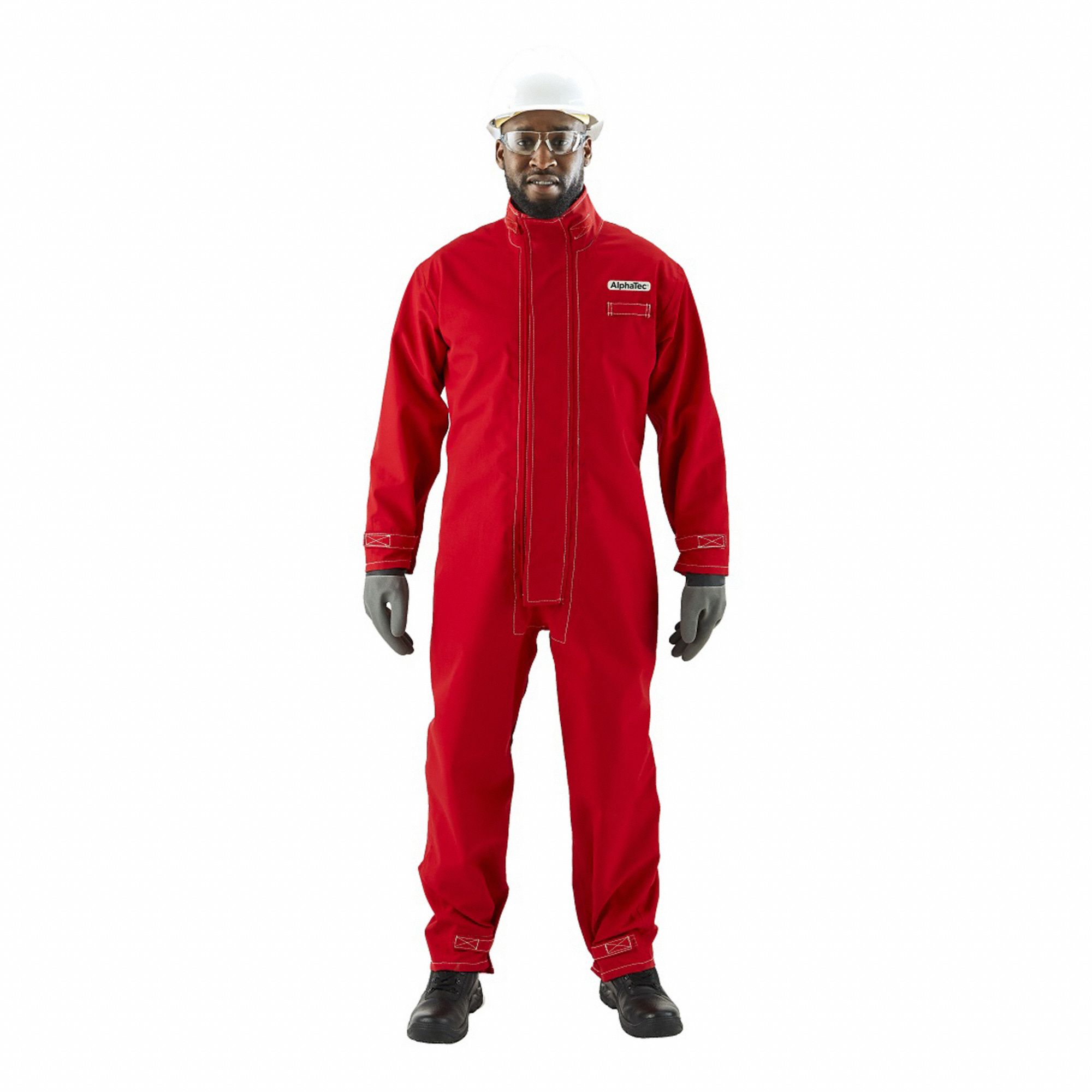 COMBINAISON A/ COL,ROUGE,POLYESTER,5TG