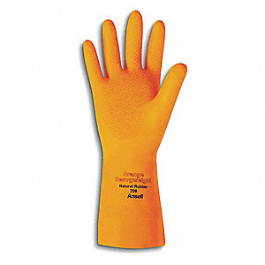 CHEMICAL PROTECTION GLOVE,PINKED,SIZE 7