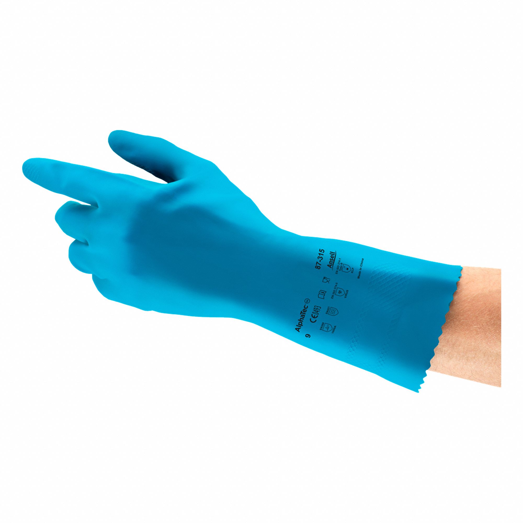 GANT, TAILLE 10, BL,CAOUTCHOUC LATEX NAT