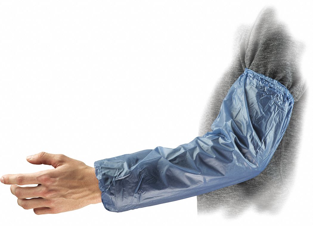 SLEEVES VINYL 4 MIL BLUE PK24