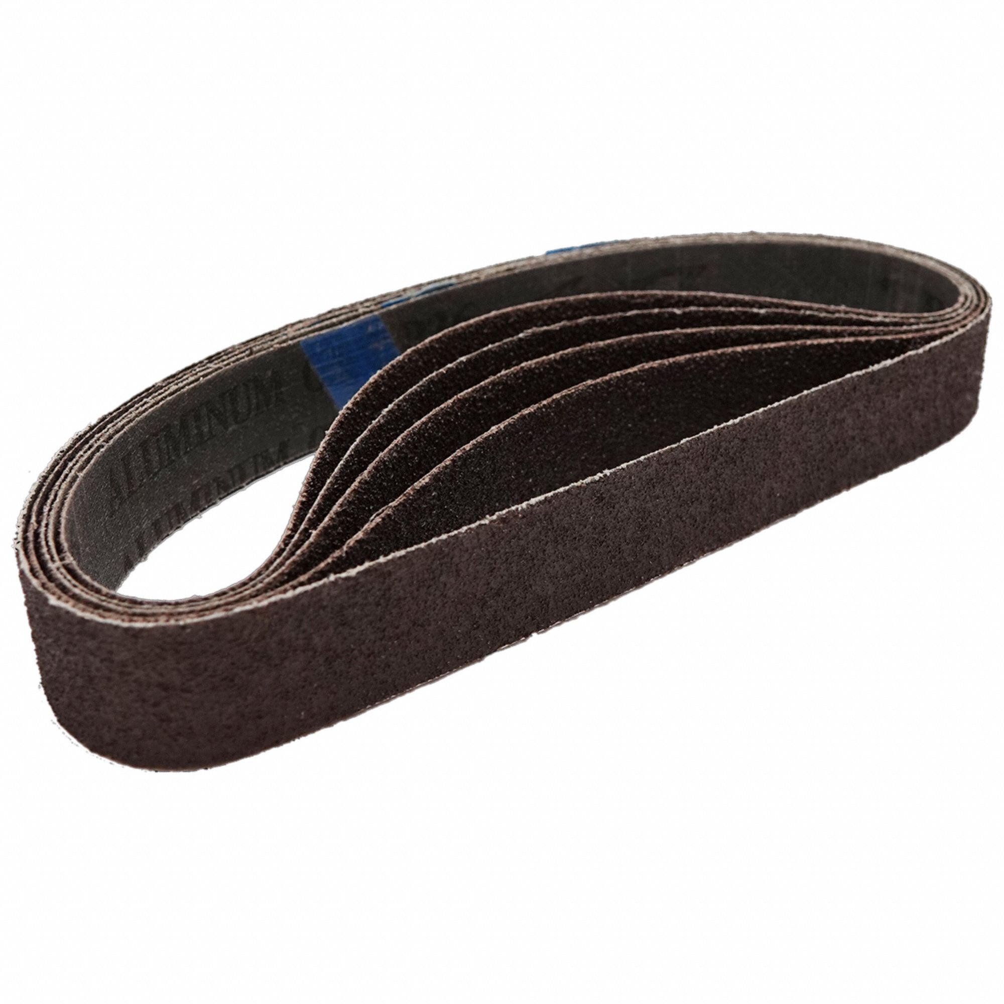 Sanding Belt: 1 1/2 in W x 30 in L, Aluminum Oxide, 36 Grit