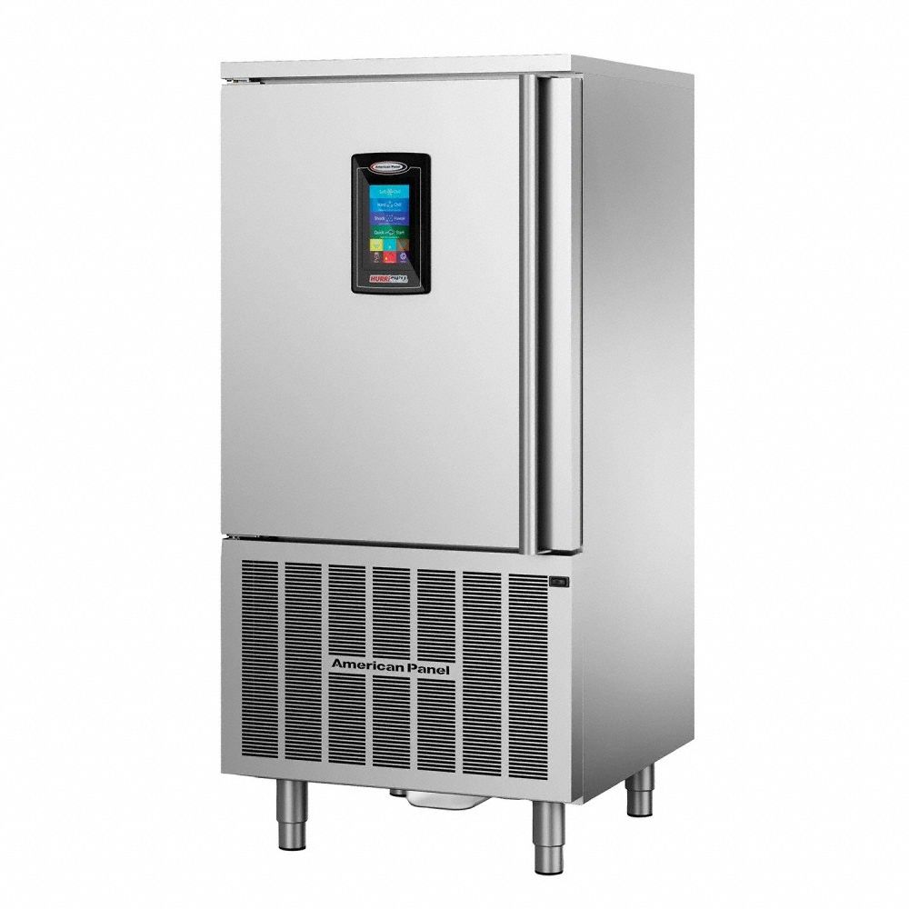 Blast Chiller: 160°F to 38°F within 90 min, 100 lb Chill Capacity, Silver