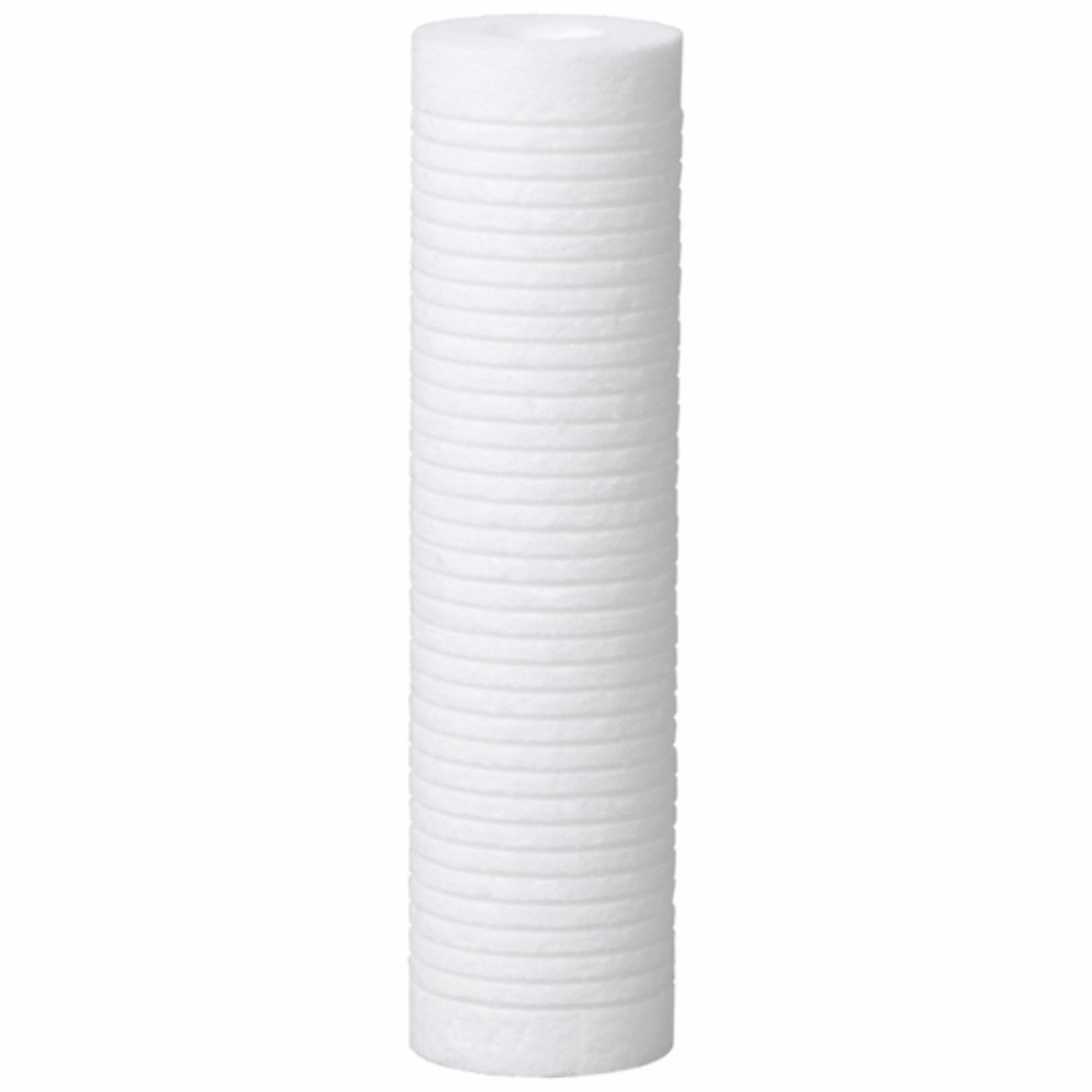 Water Filter Cartridge: 5 micron, 16 gpm, Polypropylene, 2 5/8 in Outside Dia